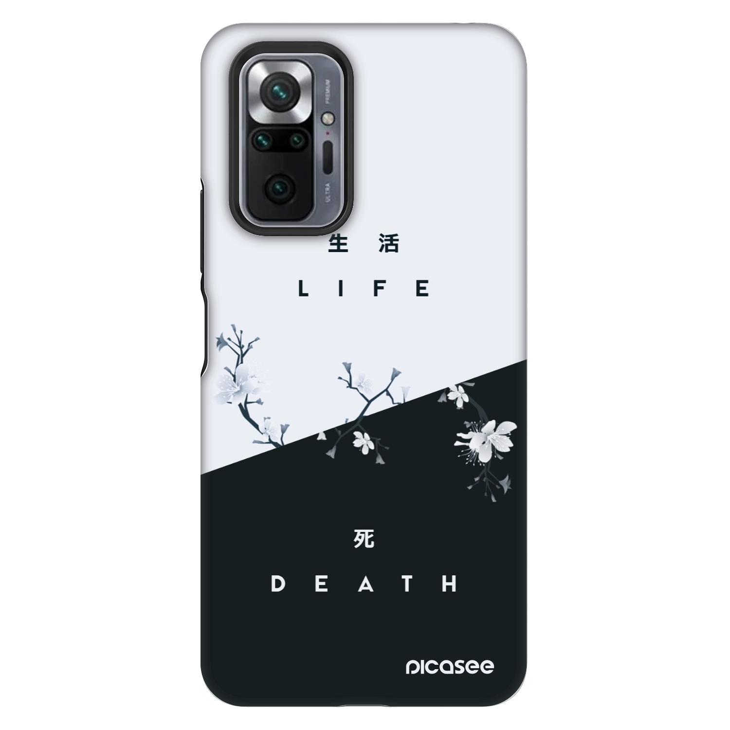 Picasee Fashion Case für Xiaomi Redmi Note 10 Pro - Lebendig - Tot
