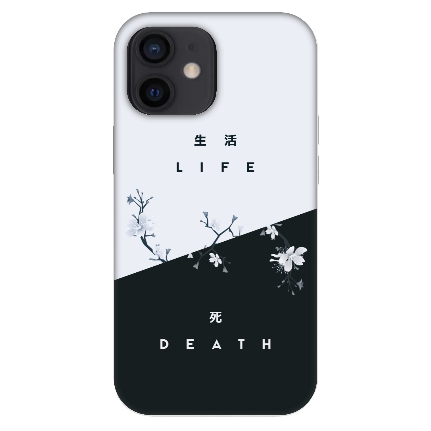 Picasee Fashion Case für Apple iPhone 12 mini - Lebendig - Tot