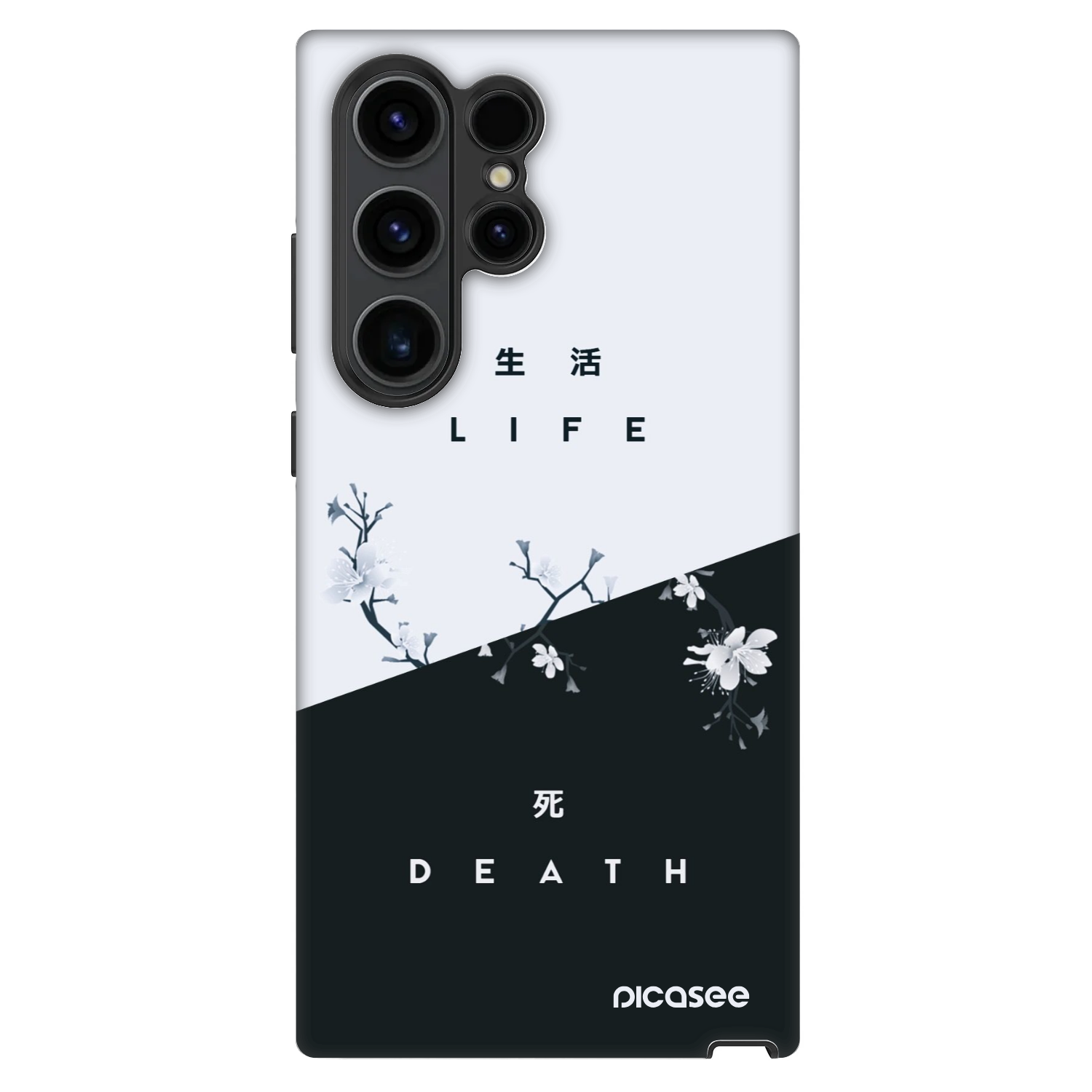 Picasee Fashion Case für Samsung Galaxy S22 Ultra 5G - Lebendig - Tot