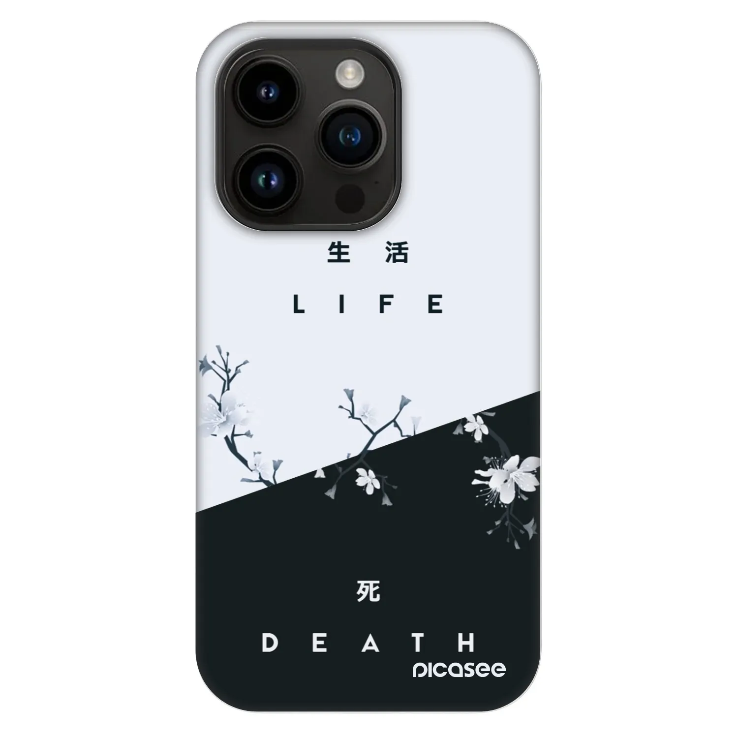 Picasee Fashion Case MagSafe für Apple iPhone 14 Pro - Lebendig - Tot