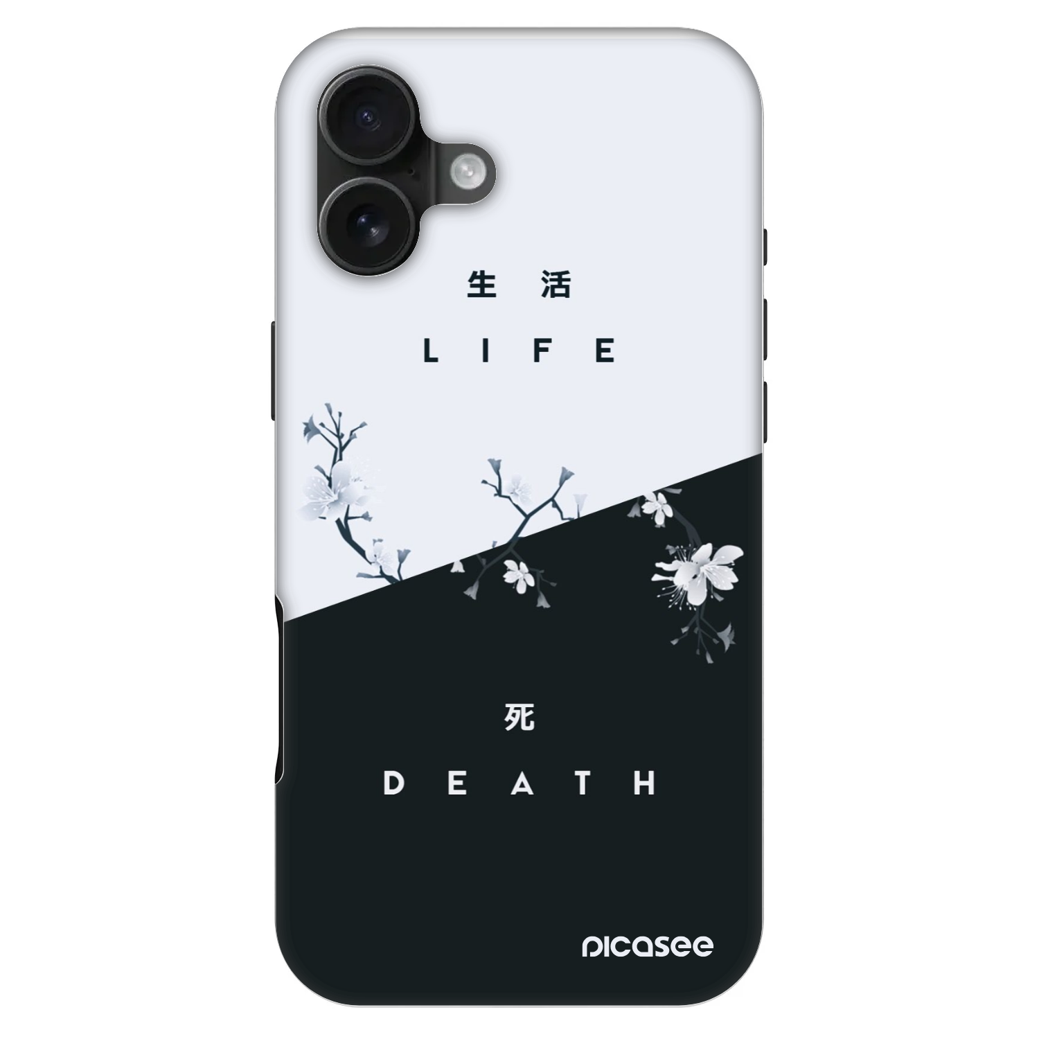 Picasee Fashion Case MagSafe für Apple iPhone 16 Plus - Lebendig - Tot