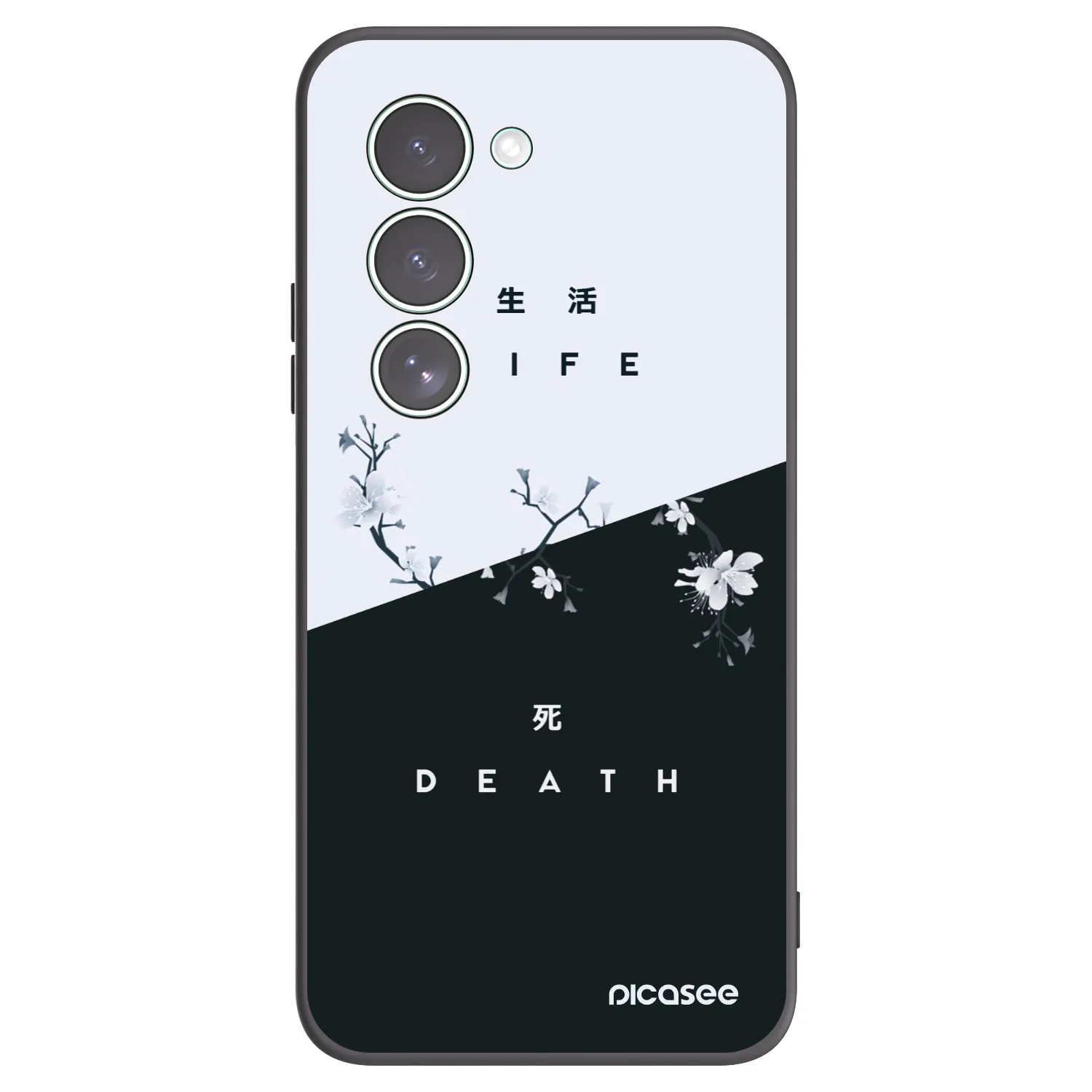 Picasee Xiaomi Redmi 15 5G Hülle - Schwarzes Silikon - Lebendig - Tot