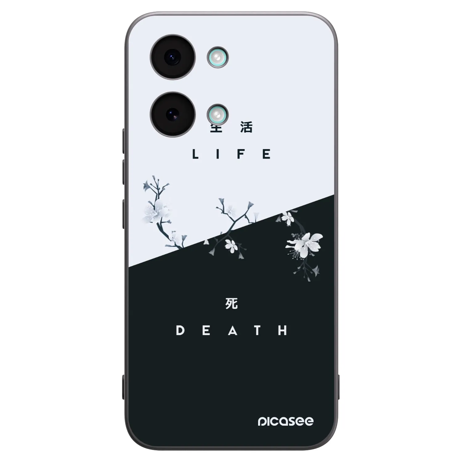 Picasee Xiaomi Poco X8 Pro Max Hülle - Schwarzes Silikon - Lebendig - Tot