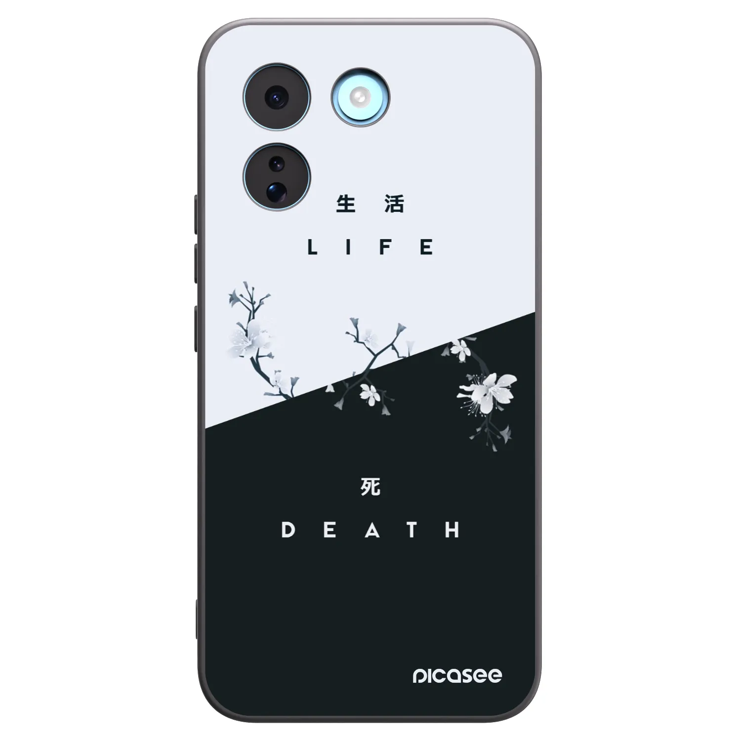 Picasee Xiaomi Redmi Note 17 Pro MAX 5G Hülle - Schwarzes Silikon - Lebendig - Tot