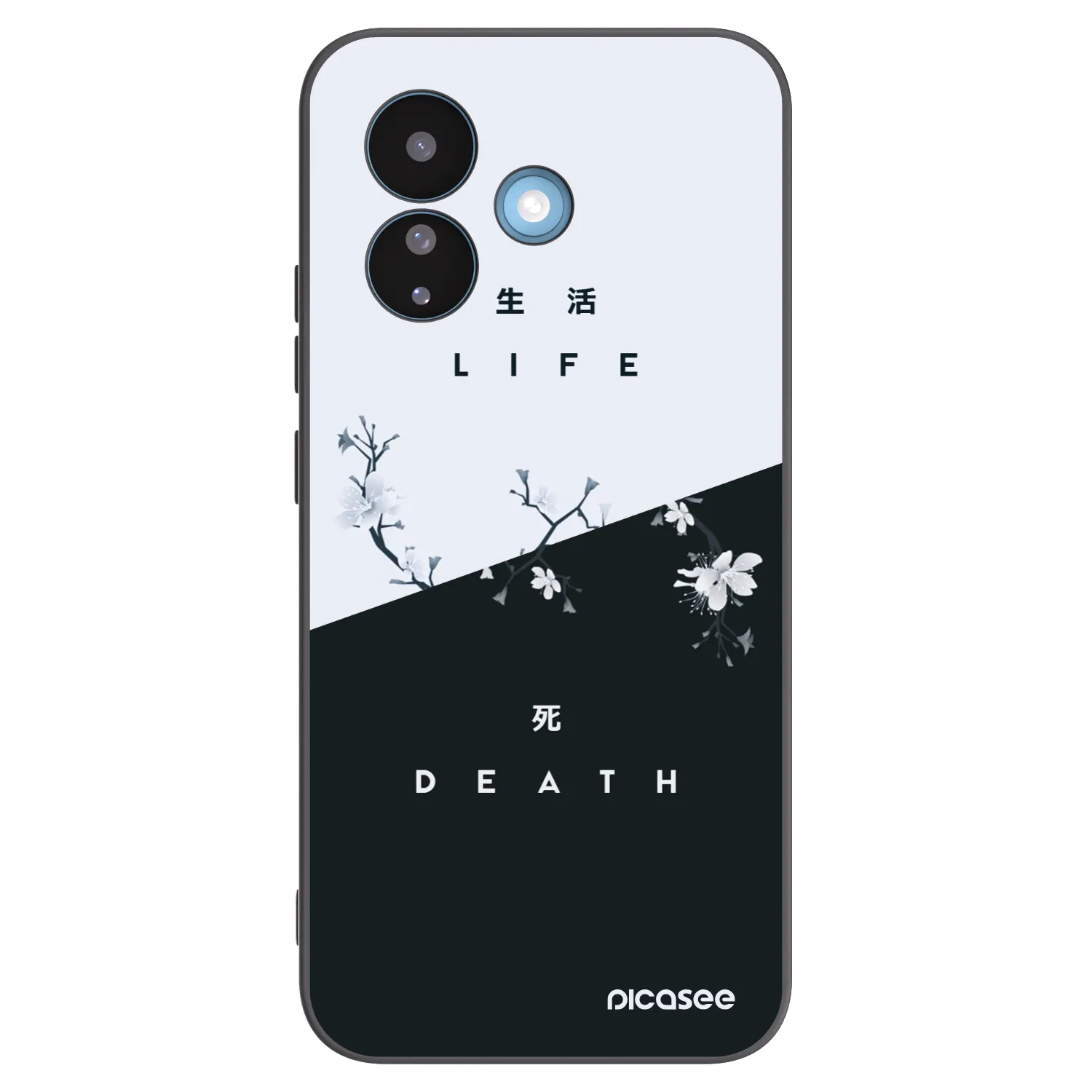 Picasee Xiaomi Redmi Note 17 Pro 5G Hülle - Schwarzes Silikon - Lebendig - Tot
