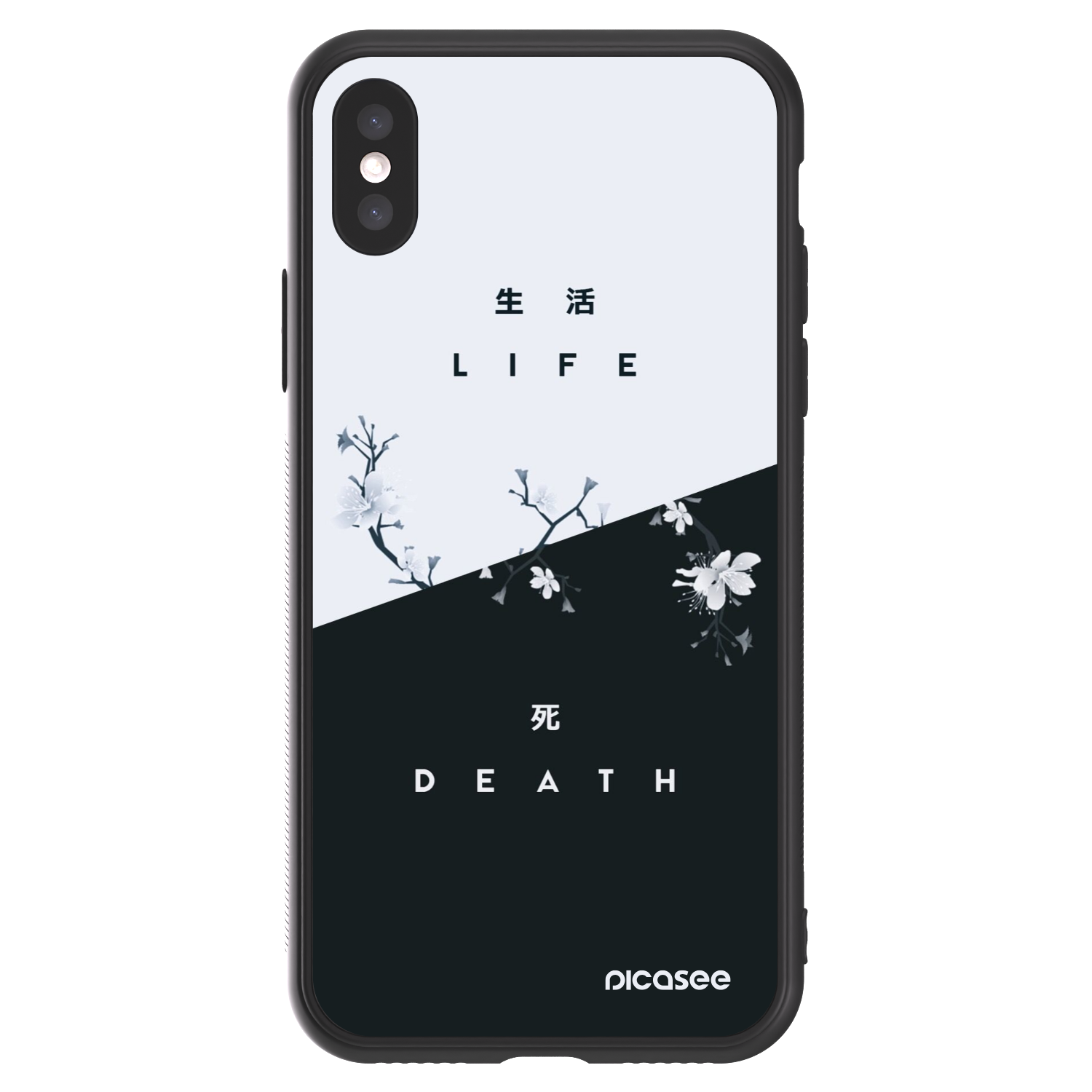 Picasee ULTIMATE CASE für Apple iPhone X/XS - Lebendig - Tot