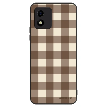 Hülle für Vivo Y01 - Brown grid