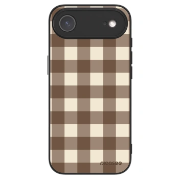 Picasee ULTIMATE CASE für Apple iPhone Air - Brown grid