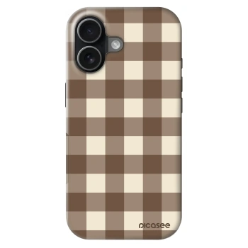 Hülle für Apple iPhone 17 - Brown grid