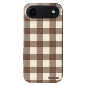 Hülle für Apple iPhone Air - Brown grid