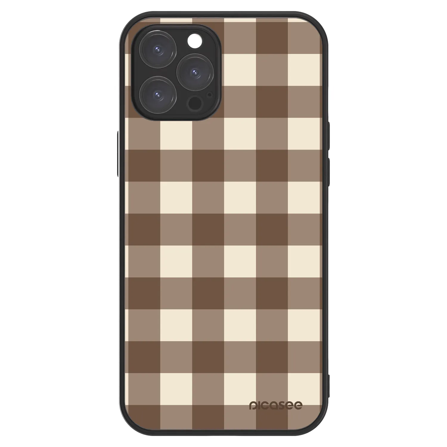 Picasee ULTIMATE CASE für Apple iPhone 12 Pro Max - Brown grid