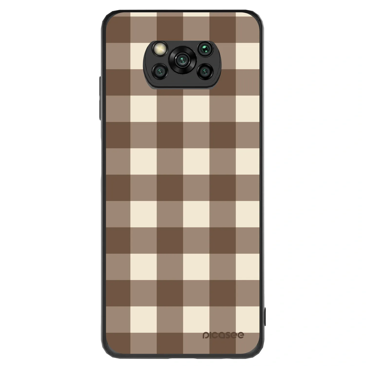 Picasee ULTIMATE CASE für Xiaomi Poco X3 - Brown grid