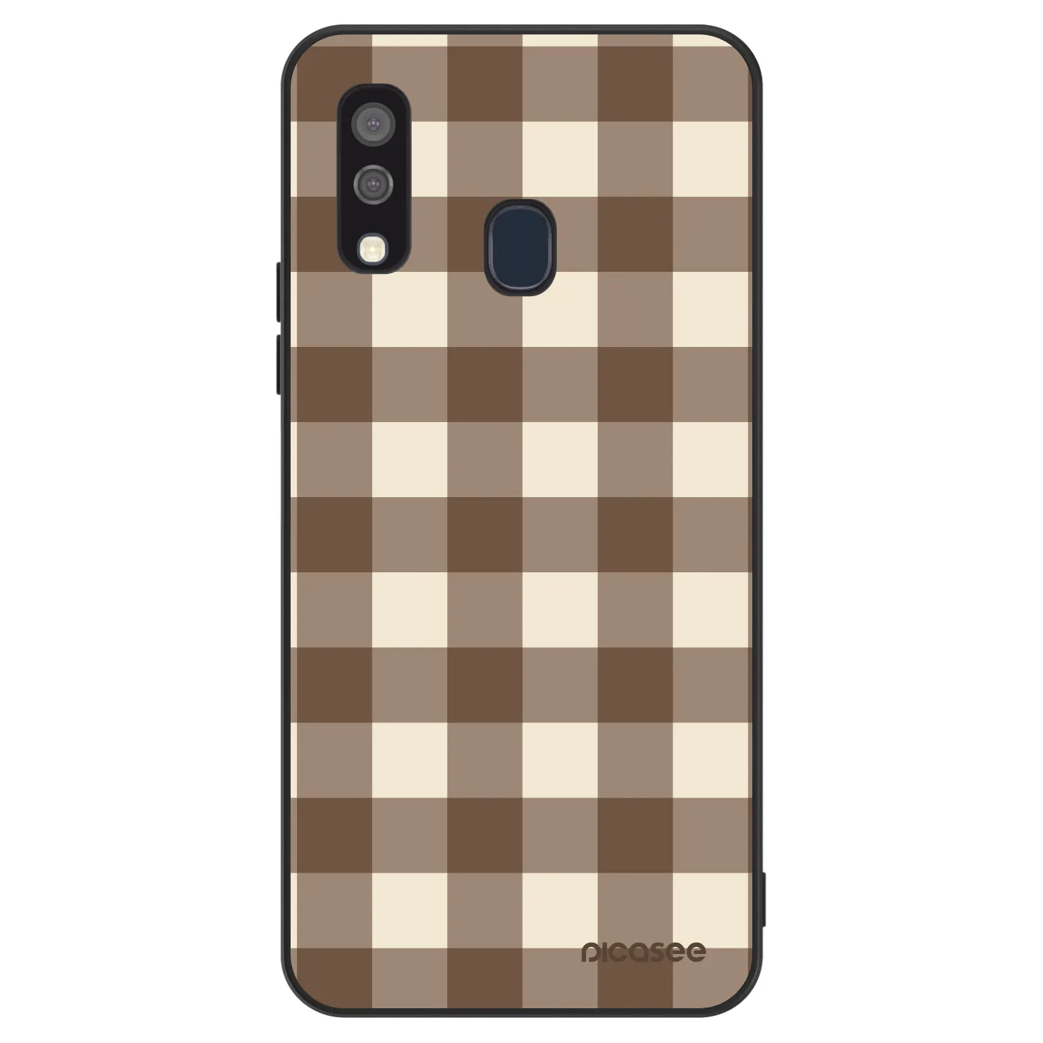 Picasee ULTIMATE CASE für Samsung Galaxy A40 A405F - Brown grid