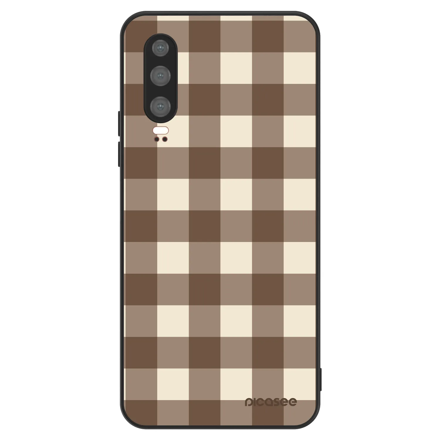 Picasee ULTIMATE CASE für Huawei P30 - Brown grid