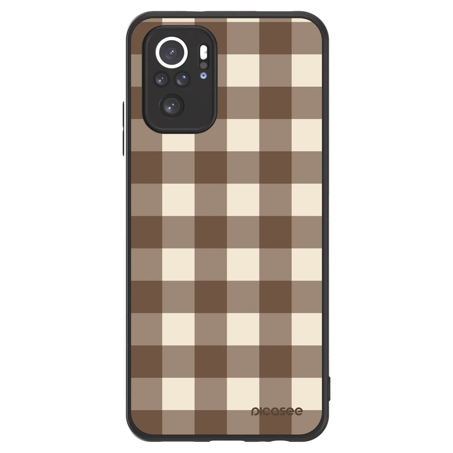 Picasee ULTIMATE CASE für Xiaomi Redmi Note 10 - Brown grid