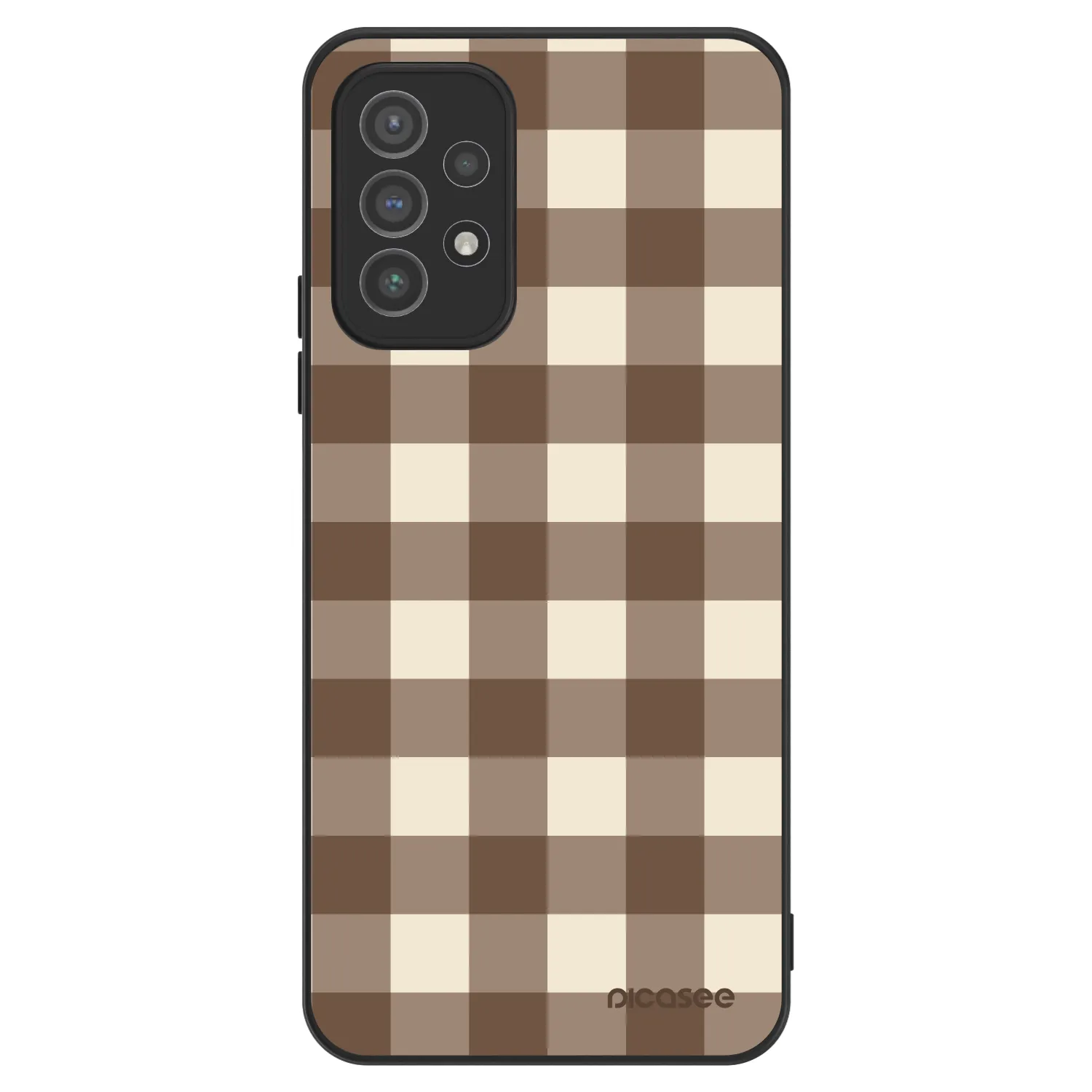 Picasee ULTIMATE CASE für Samsung Galaxy A72 A725F - Brown grid