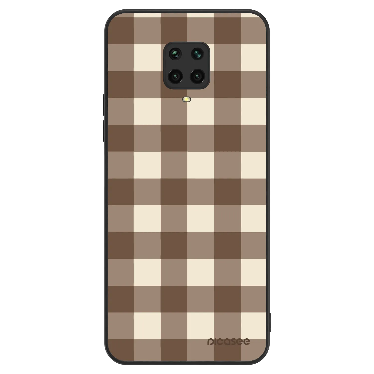 Picasee ULTIMATE CASE für Xiaomi Redmi Note 9S - Brown grid