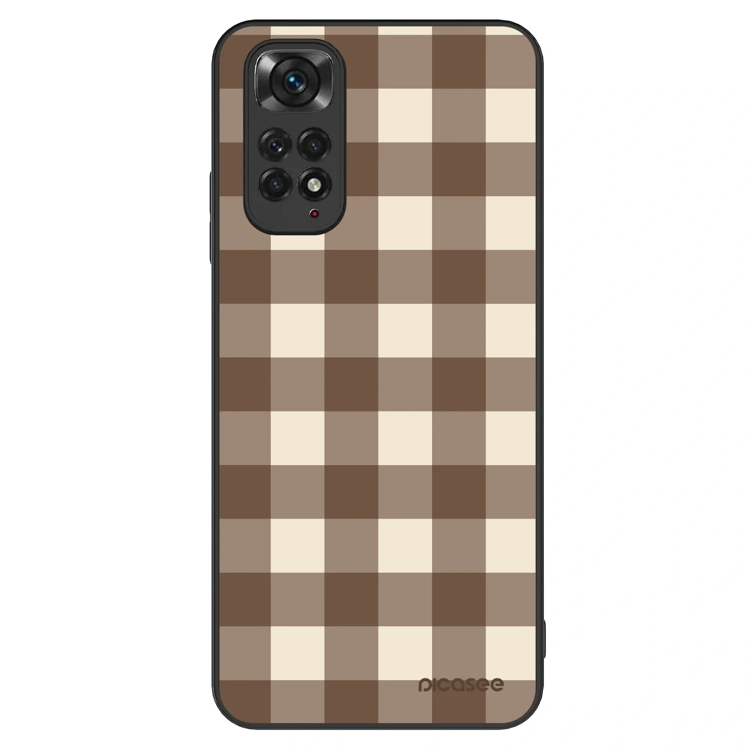 Picasee ULTIMATE CASE für Xiaomi Redmi Note 11S 4G - Brown grid