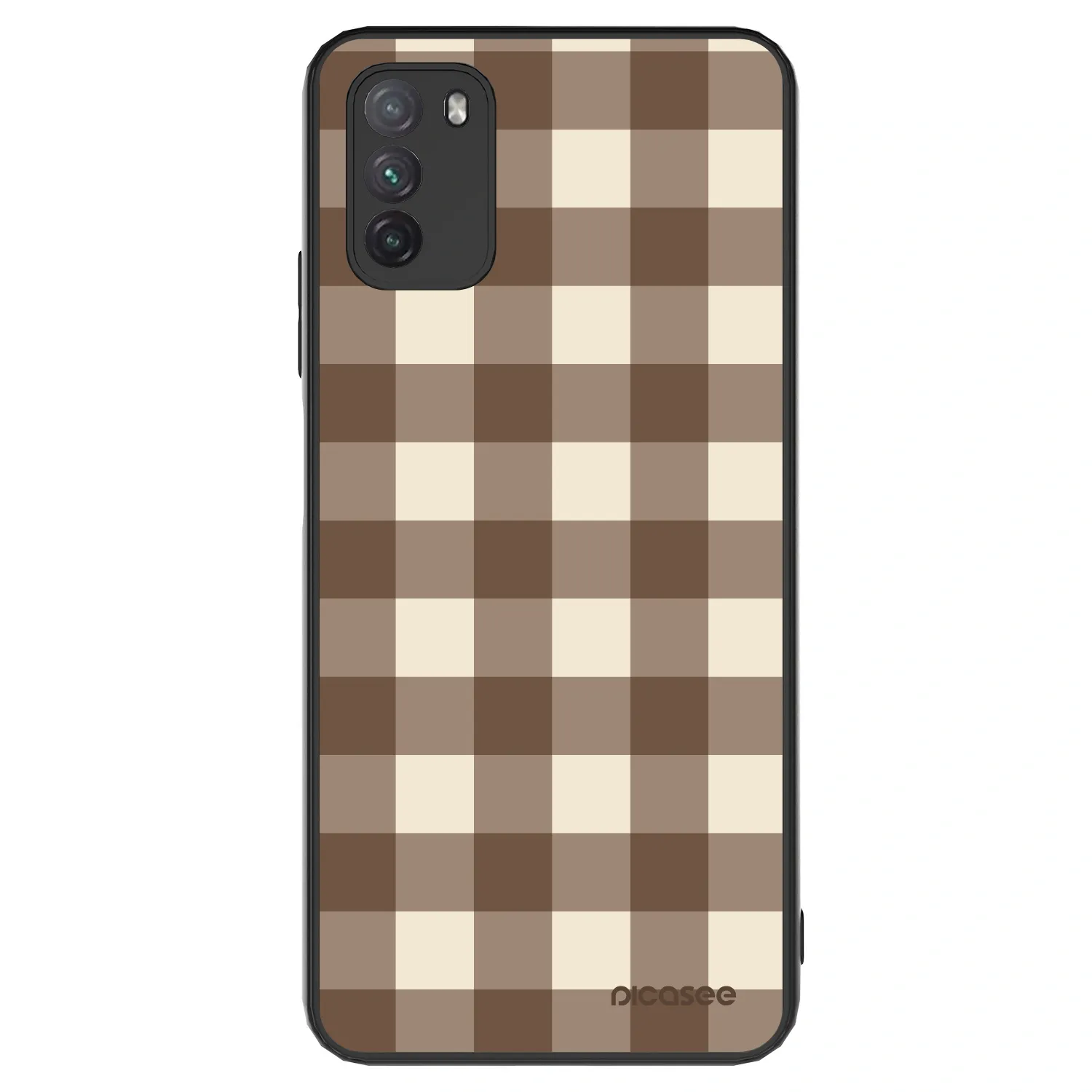 Picasee ULTIMATE CASE für Xiaomi Poco M3 - Brown grid