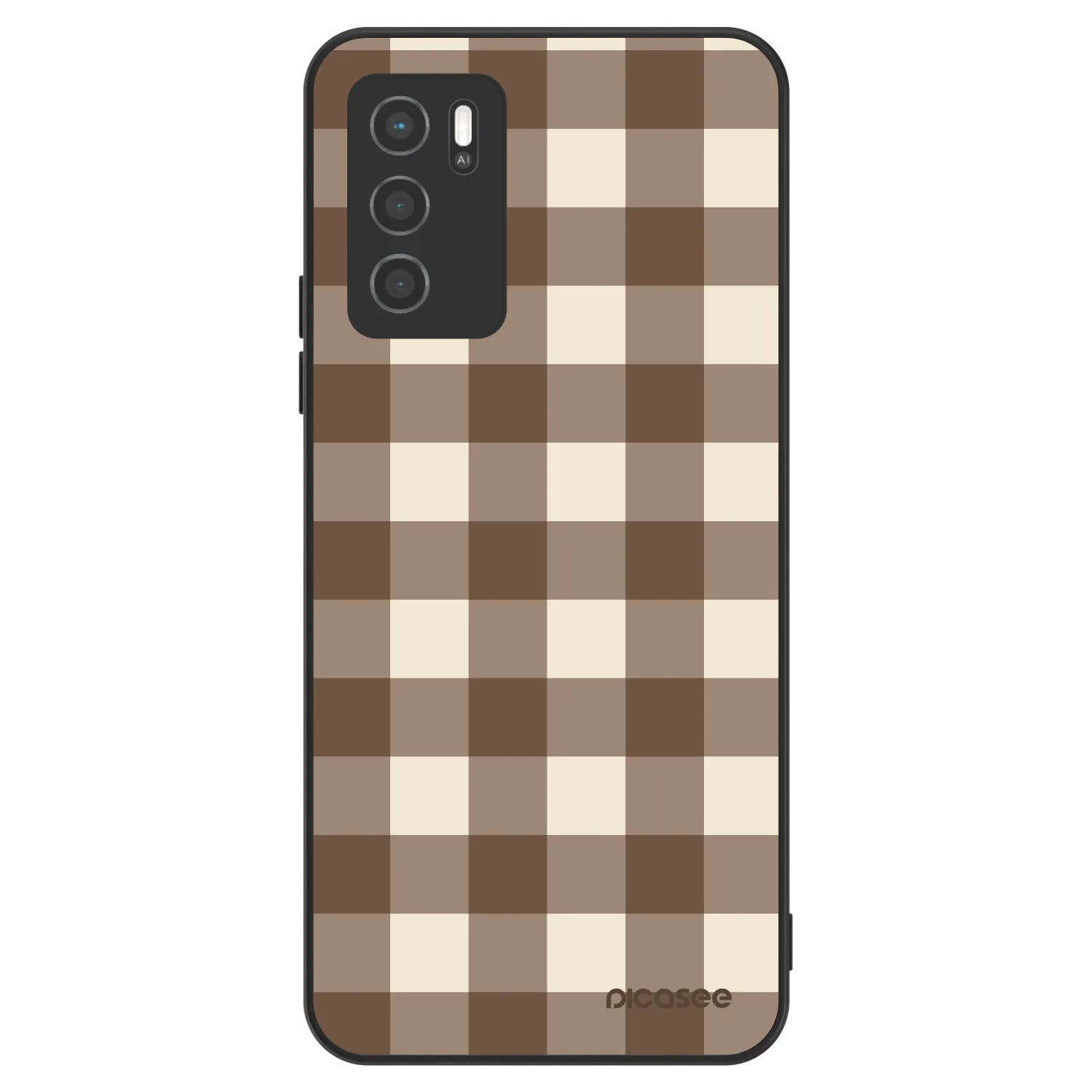 Picasee ULTIMATE CASE für OPPO A16s - Brown grid