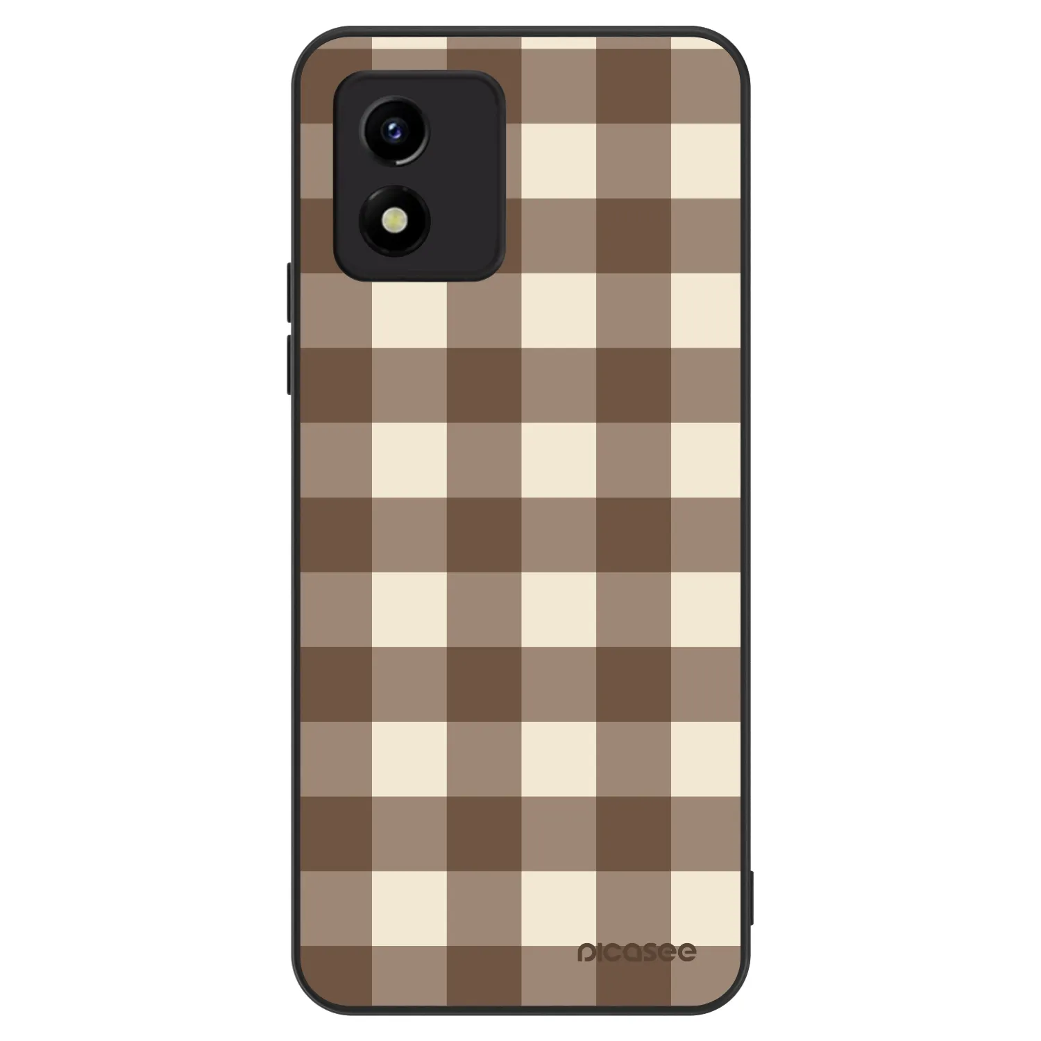 Picasee ULTIMATE CASE für Vivo Y01 - Brown grid