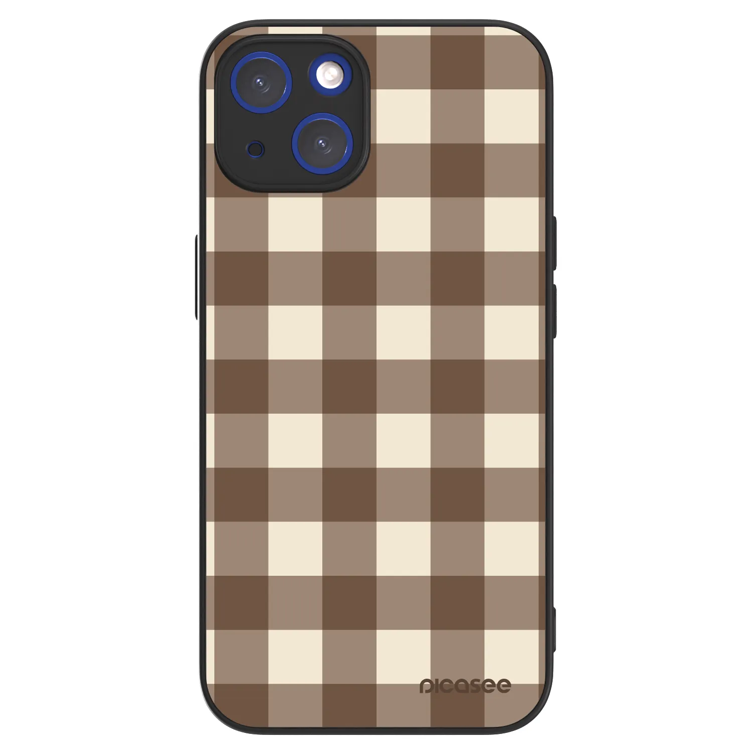 Picasee ULTIMATE CASE für Apple iPhone 14 - Brown grid