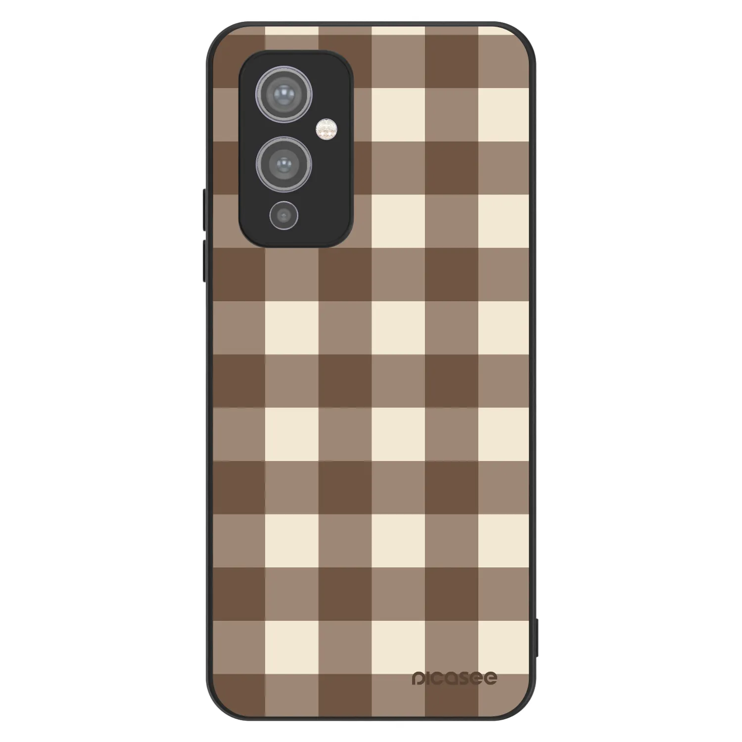 Picasee ULTIMATE CASE für OnePlus 9 - Brown grid