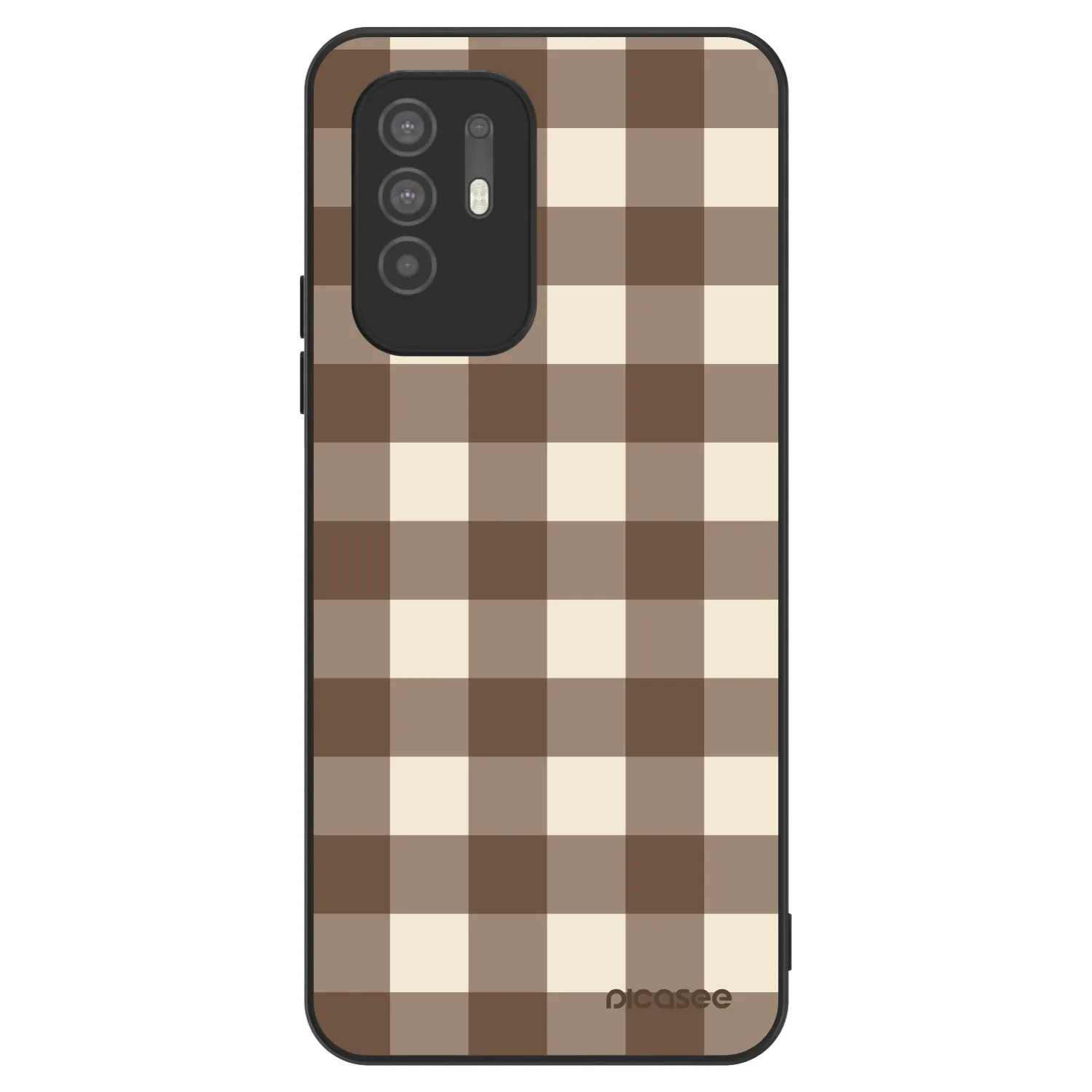 Picasee ULTIMATE CASE für OPPO A94 5G - Brown grid