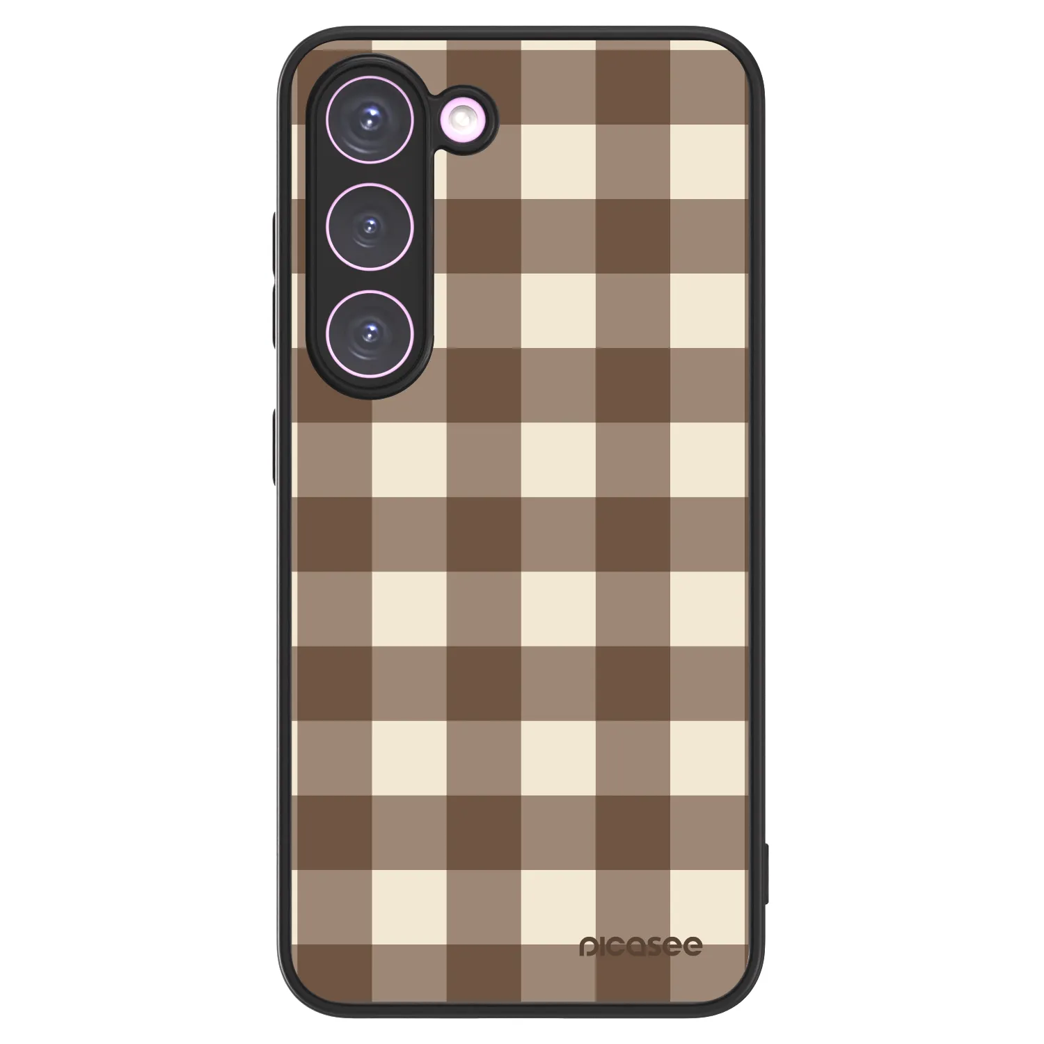Picasee ULTIMATE CASE für Samsung Galaxy S23 5G - Brown grid