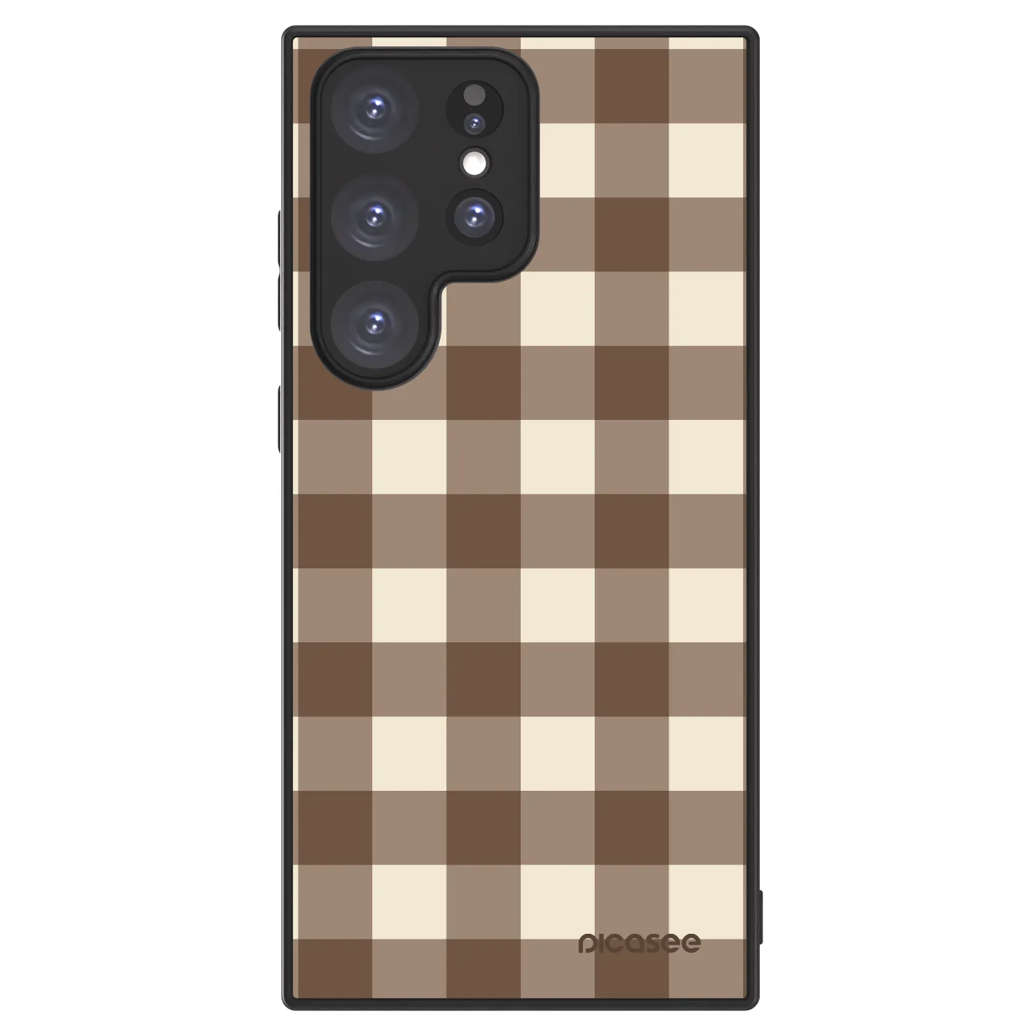 Picasee ULTIMATE CASE für Samsung Galaxy S23 Ultra 5G - Brown grid