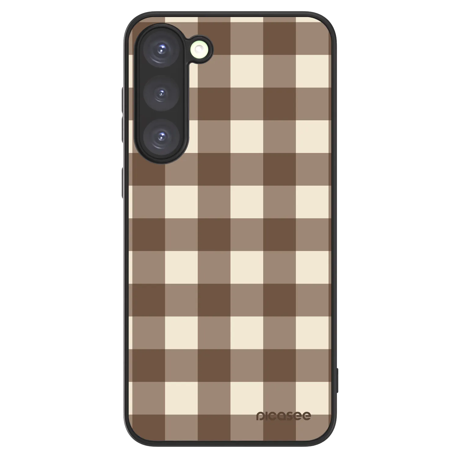 Picasee ULTIMATE CASE PowerShare für Samsung Galaxy S23+ 5G - Brown grid