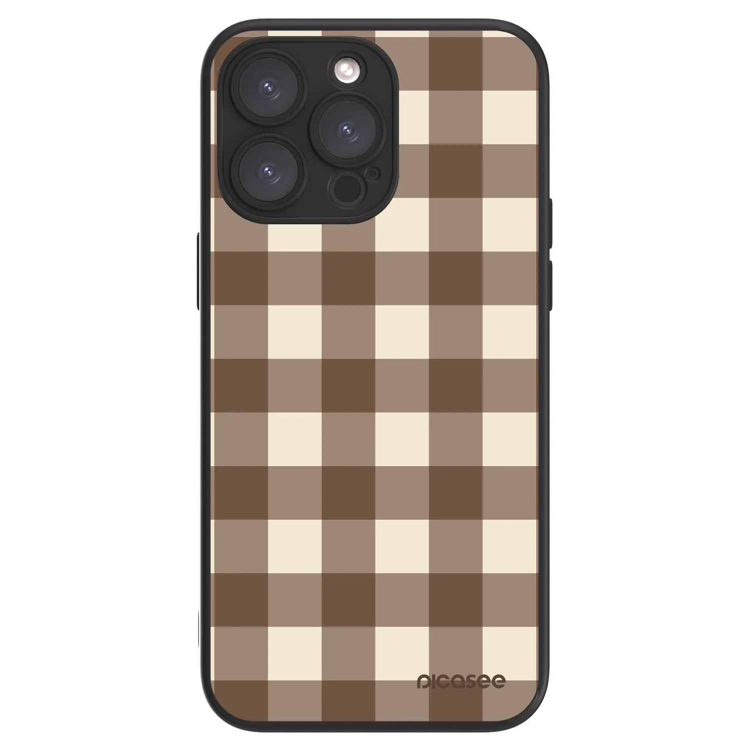 Picasee ULTIMATE CASE für Apple iPhone 15 Pro Max - Brown grid