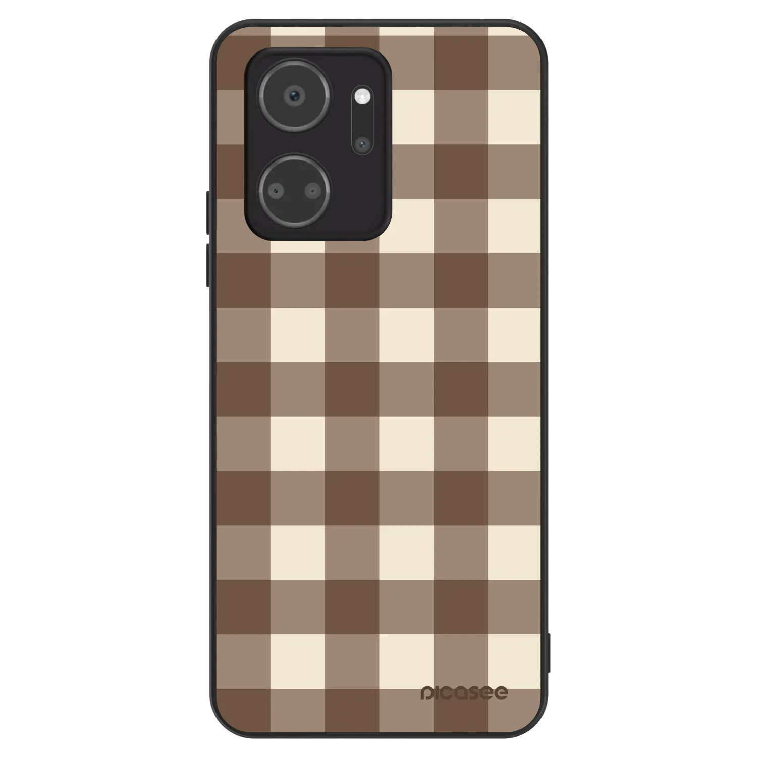 Picasee ULTIMATE CASE für Honor X7a - Brown grid