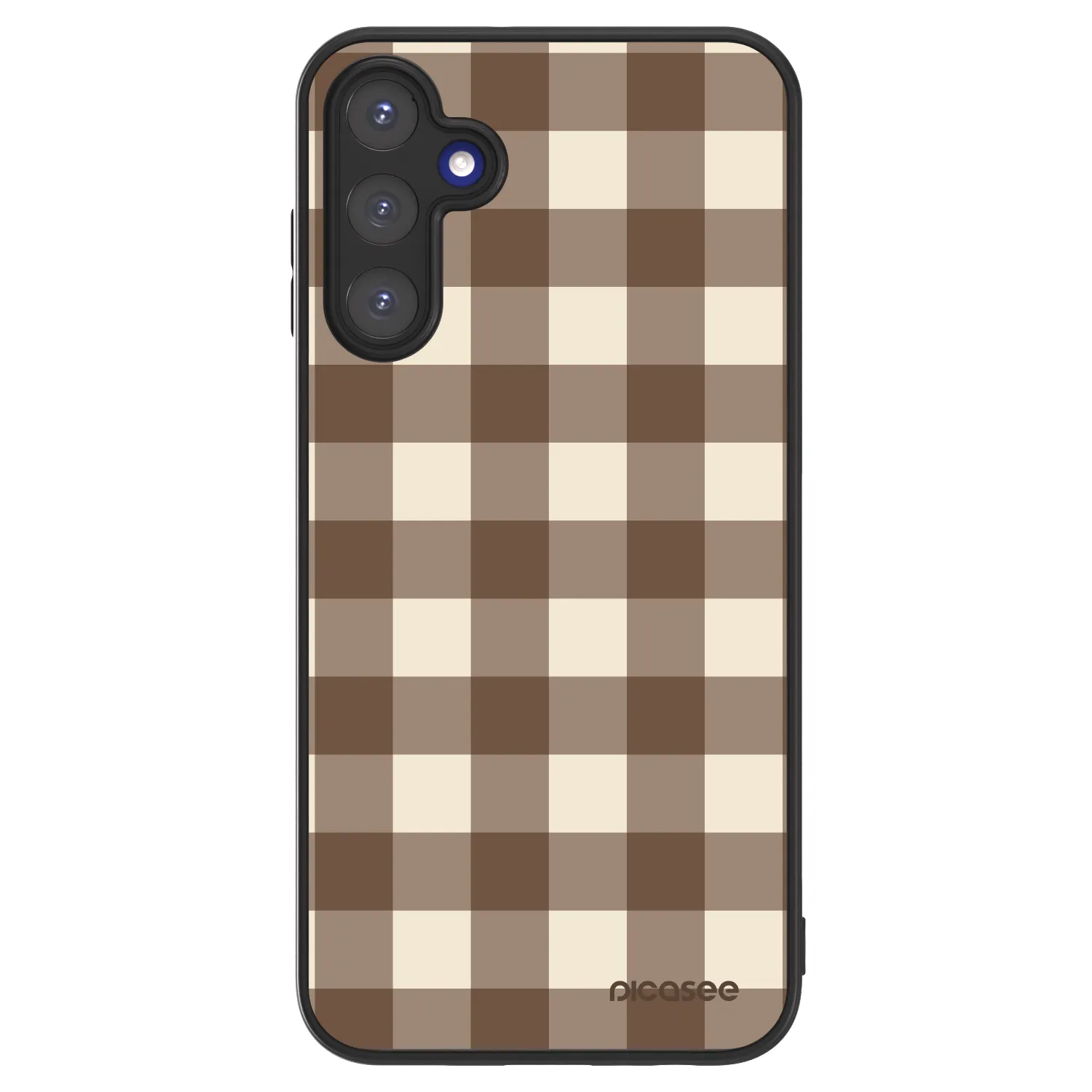 Picasee ULTIMATE CASE für Samsung Galaxy A15 A155F 4G - Brown grid