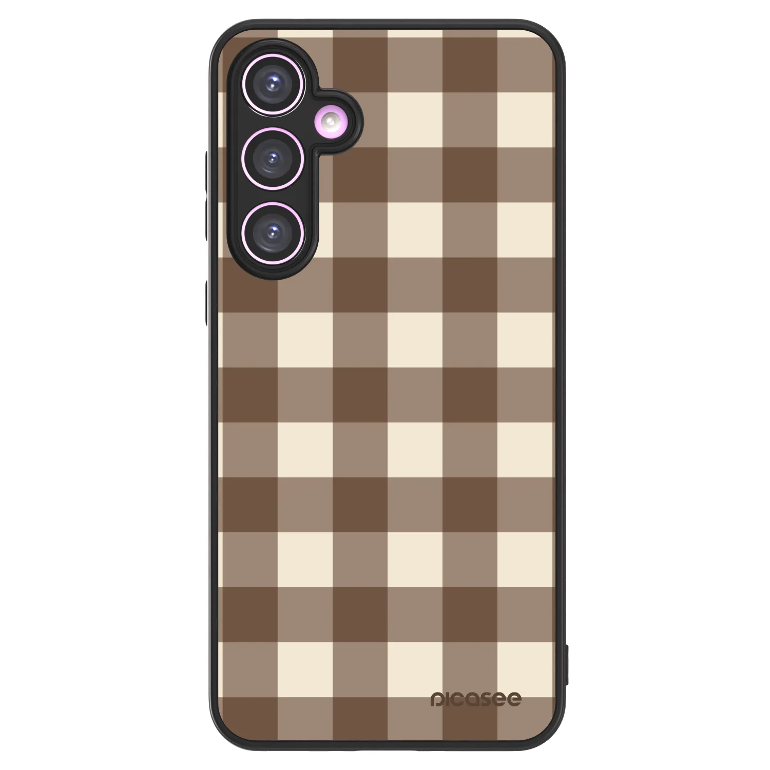 Picasee ULTIMATE CASE für Samsung Galaxy A35 5G A356B - Brown grid