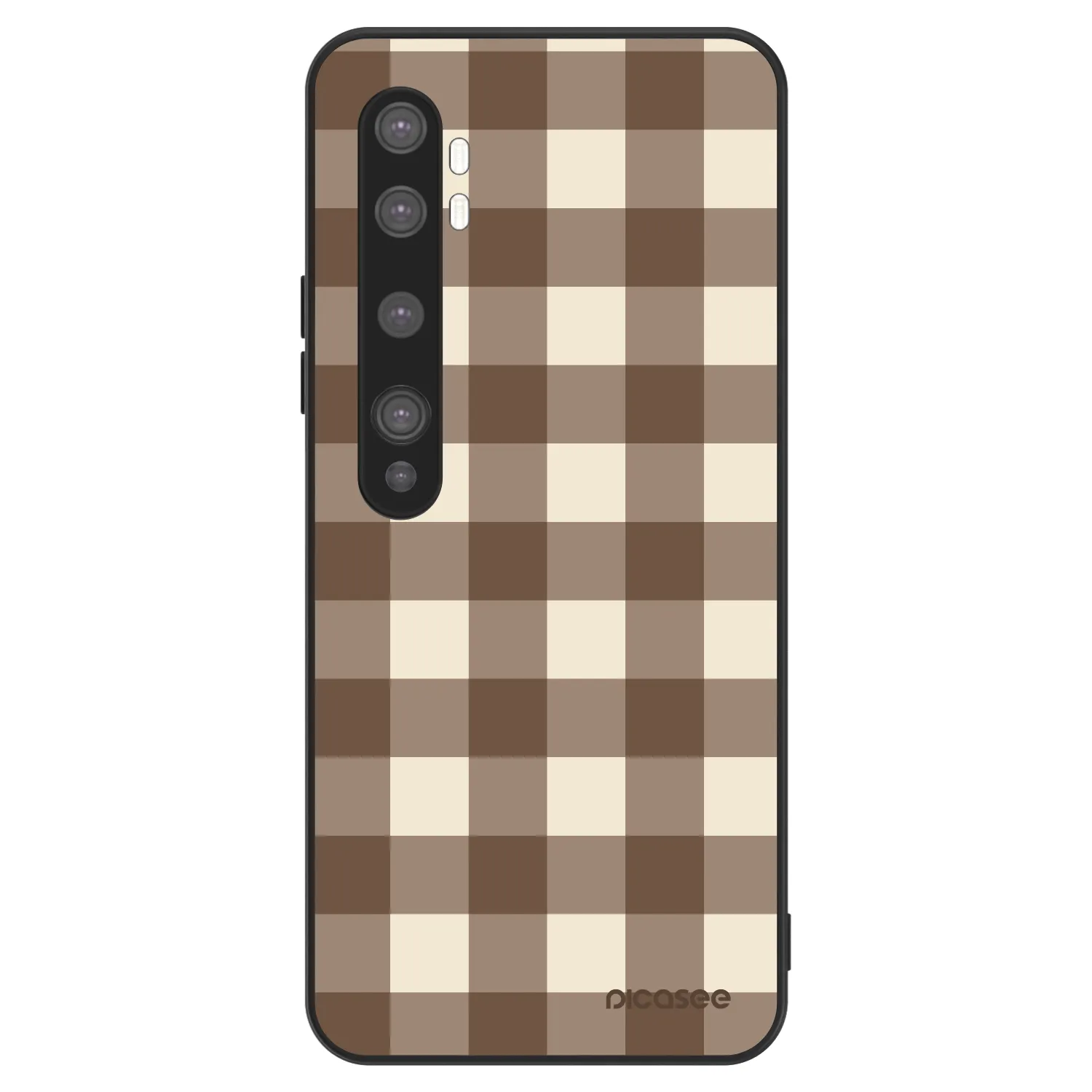 Picasee ULTIMATE CASE für Xiaomi Mi Note 10 (Pro) - Brown grid