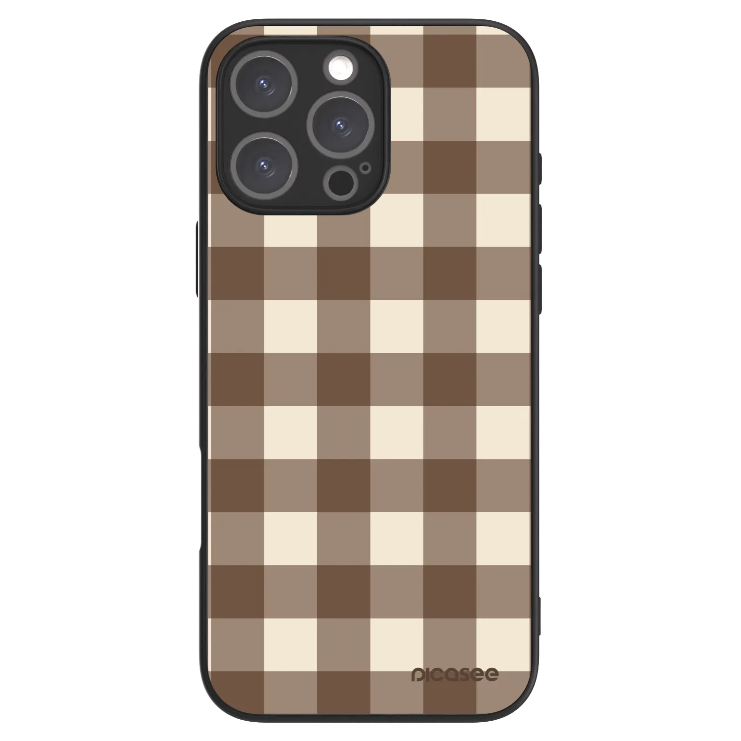 Picasee ULTIMATE CASE MagSafe für Apple iPhone 16 Pro Max - Brown grid