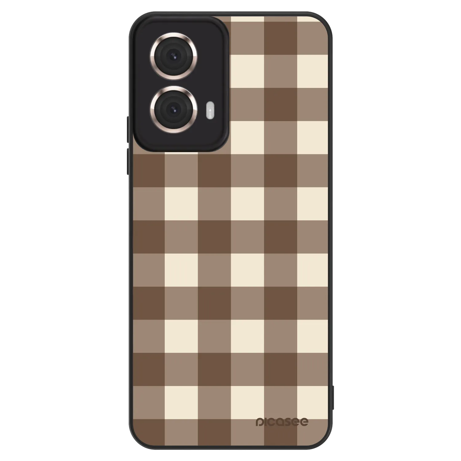 Picasee ULTIMATE CASE für Motorola Moto G85 - Brown grid