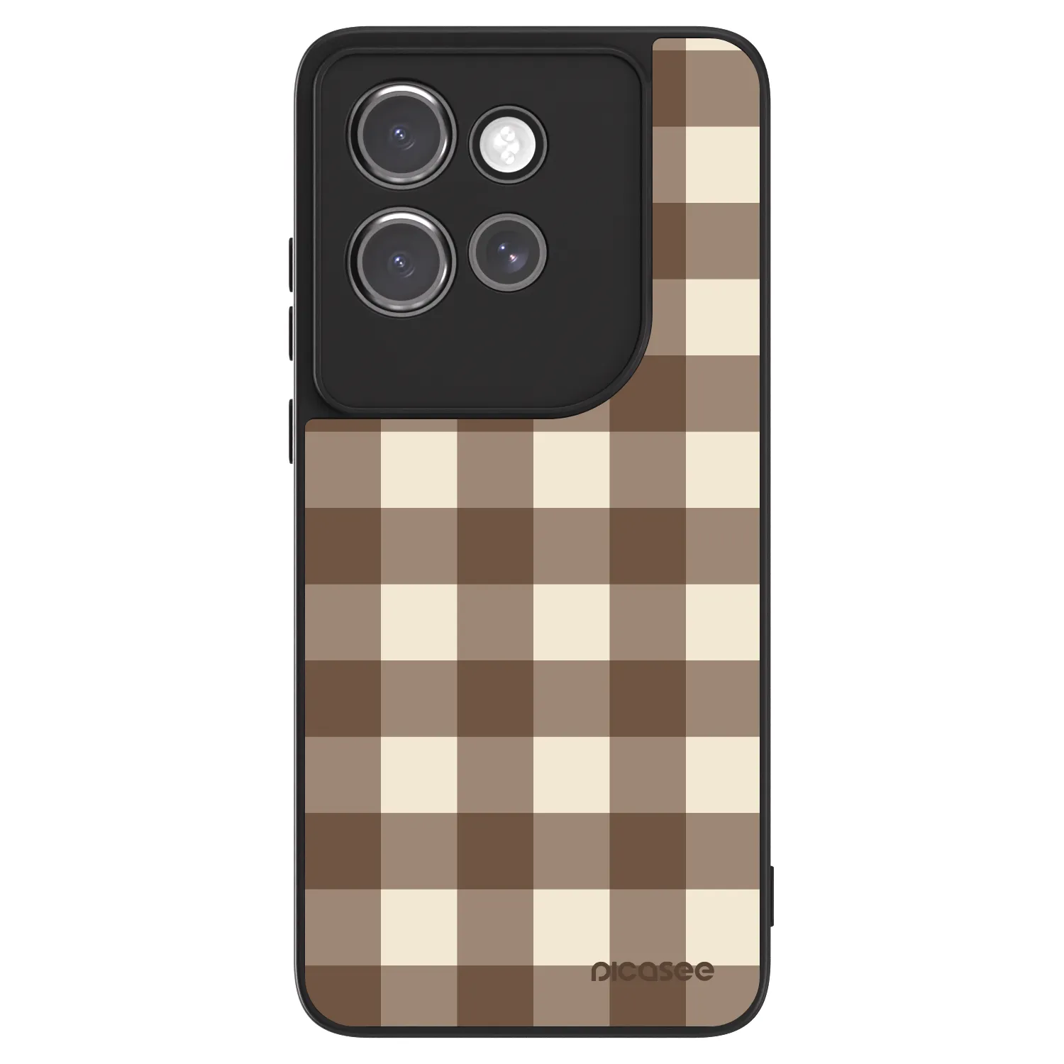 Picasee ULTIMATE CASE für Motorola Edge 50 Neo - Brown grid