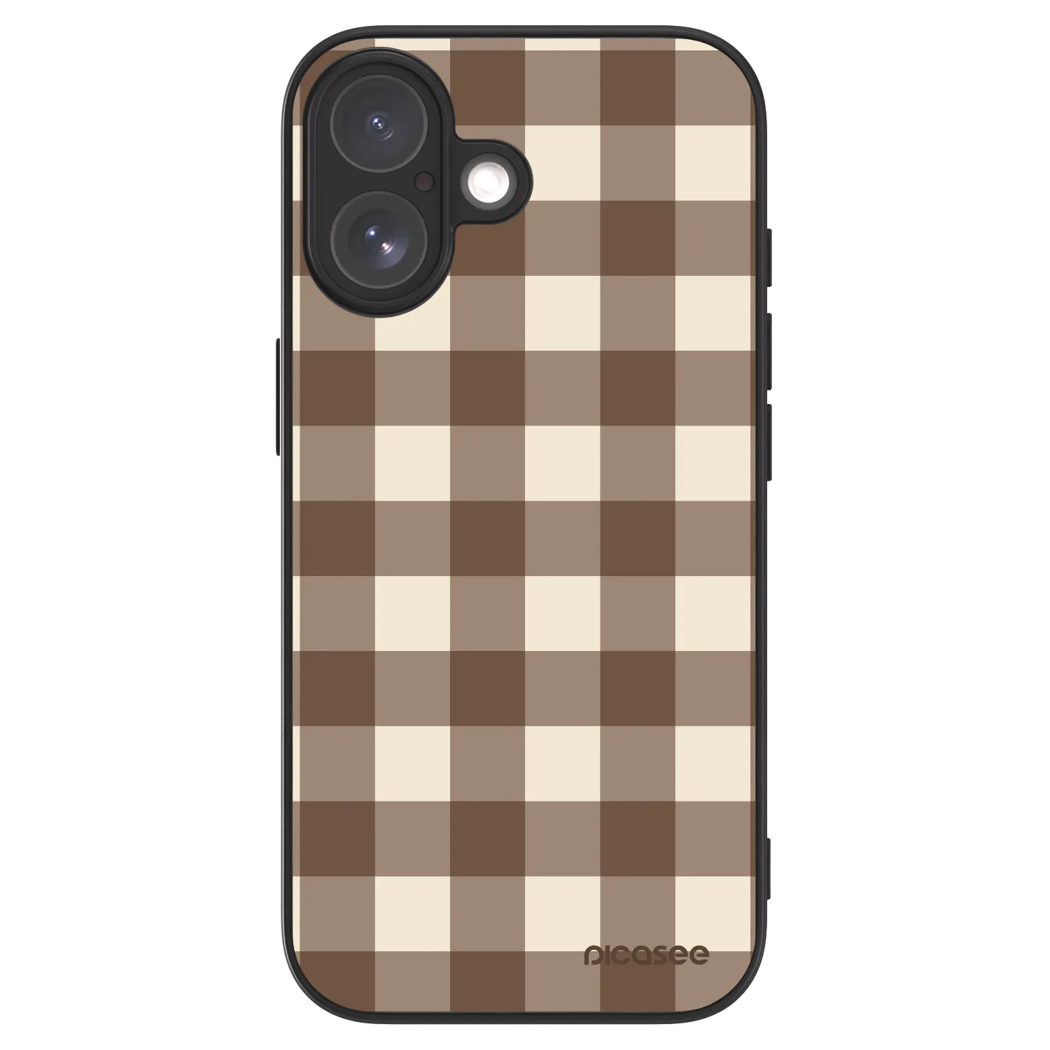 Picasee ULTIMATE CASE für Apple iPhone 17 - Brown grid