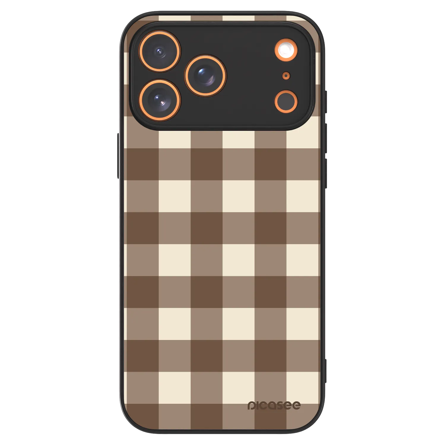 Picasee ULTIMATE CASE MagSafe für Apple iPhone 17 Pro Max - Brown grid