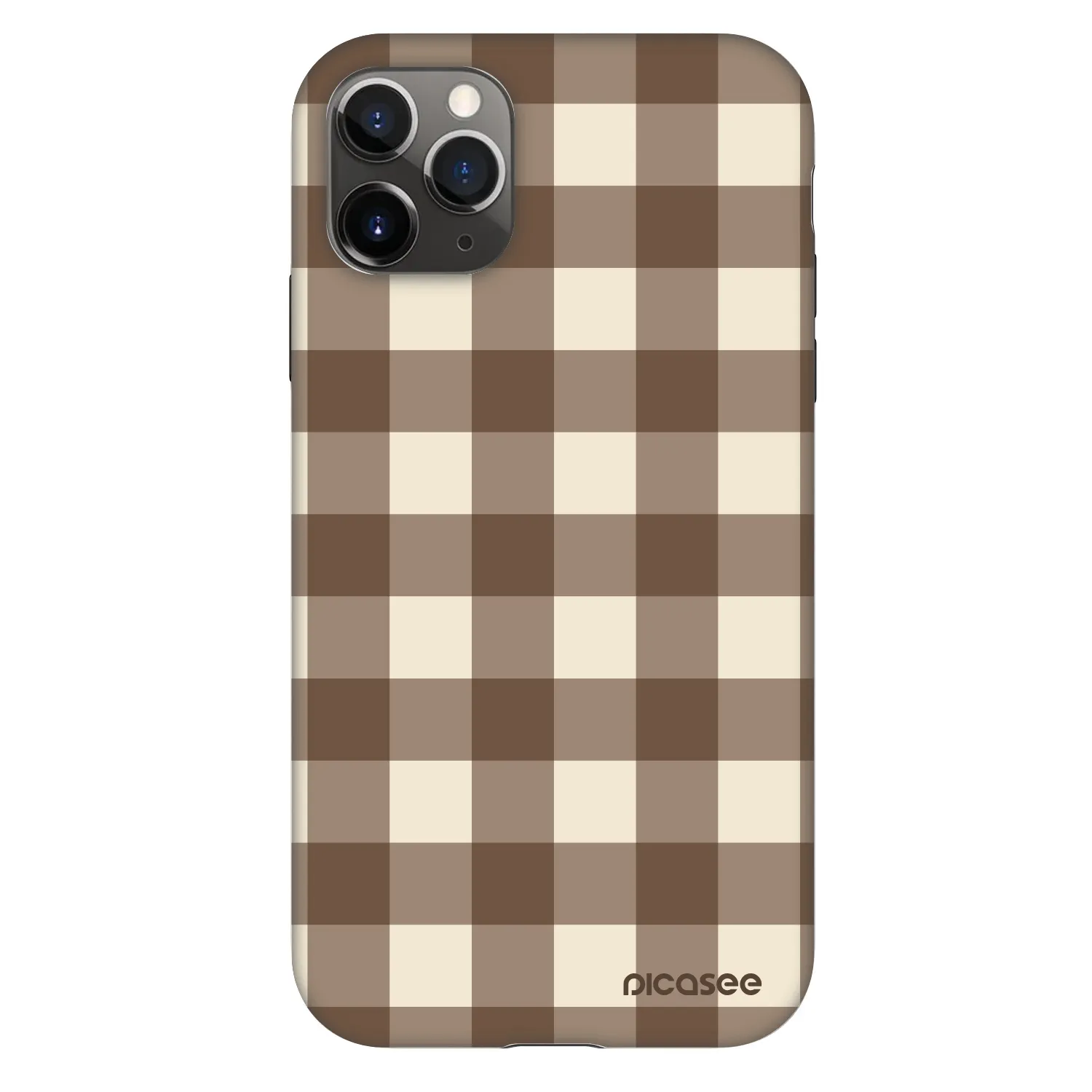 Picasee Fashion Case für Apple iPhone 11 Pro - Brown grid