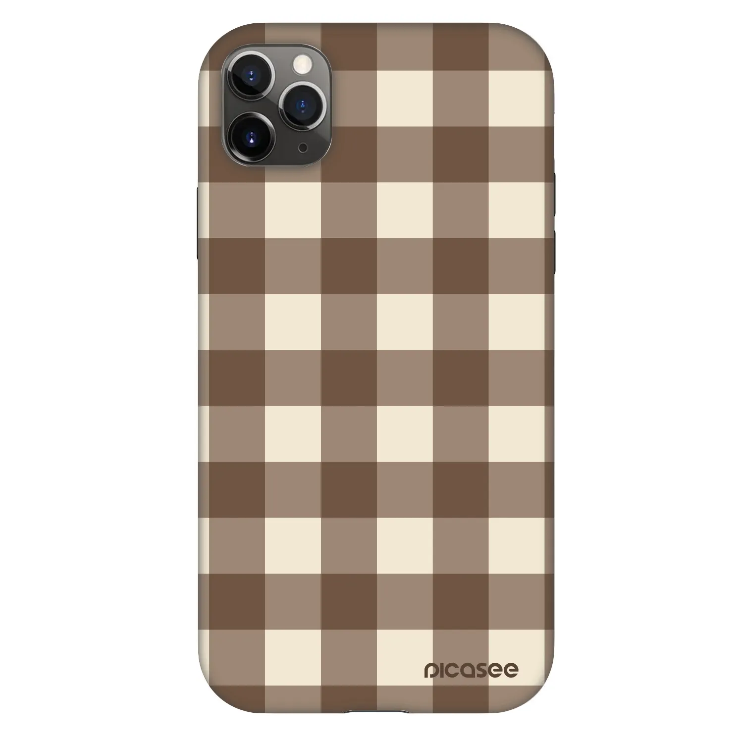 Picasee Fashion Case für Apple iPhone 11 Pro Max - Brown grid