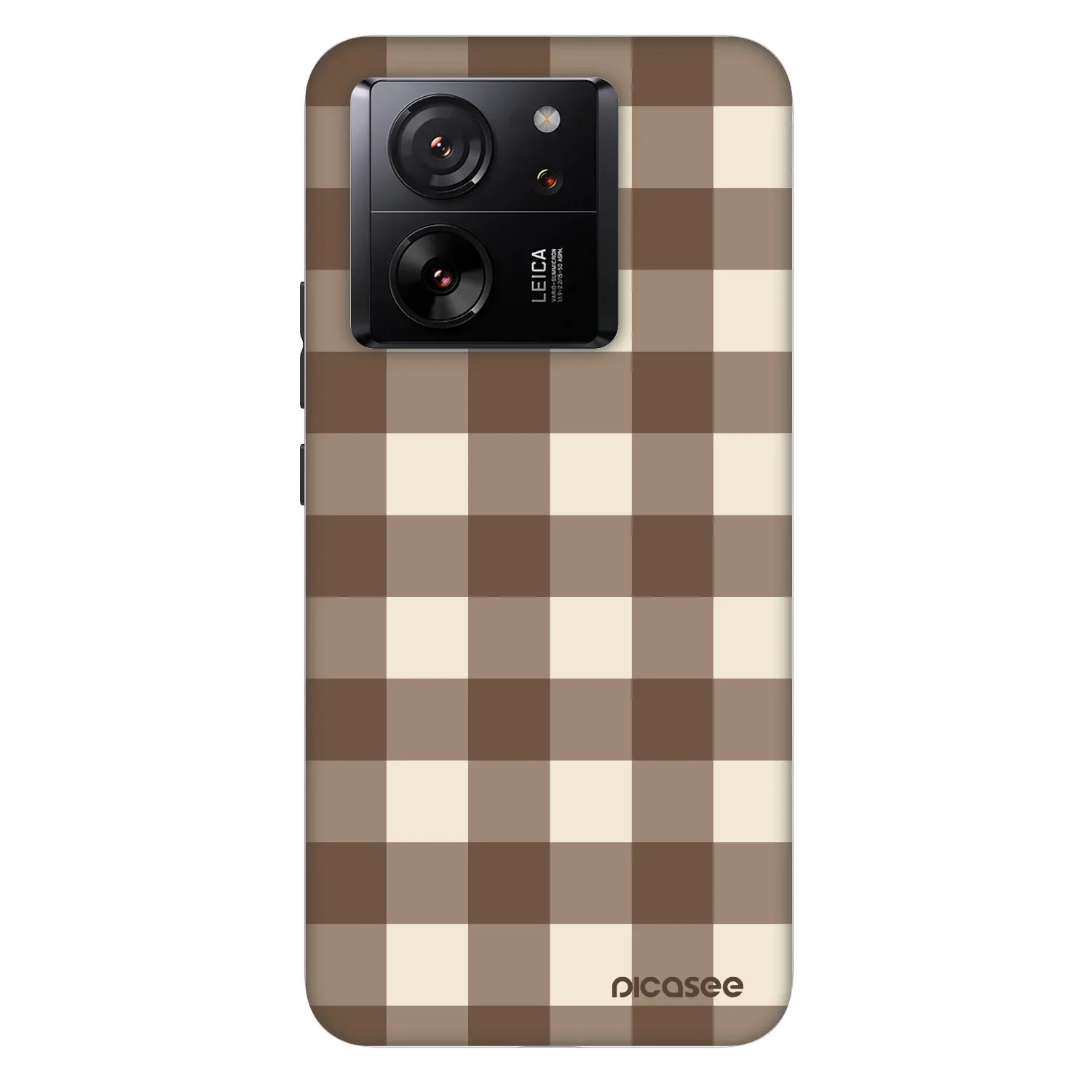 Picasee Fashion Case für Xiaomi 13T - Brown grid
