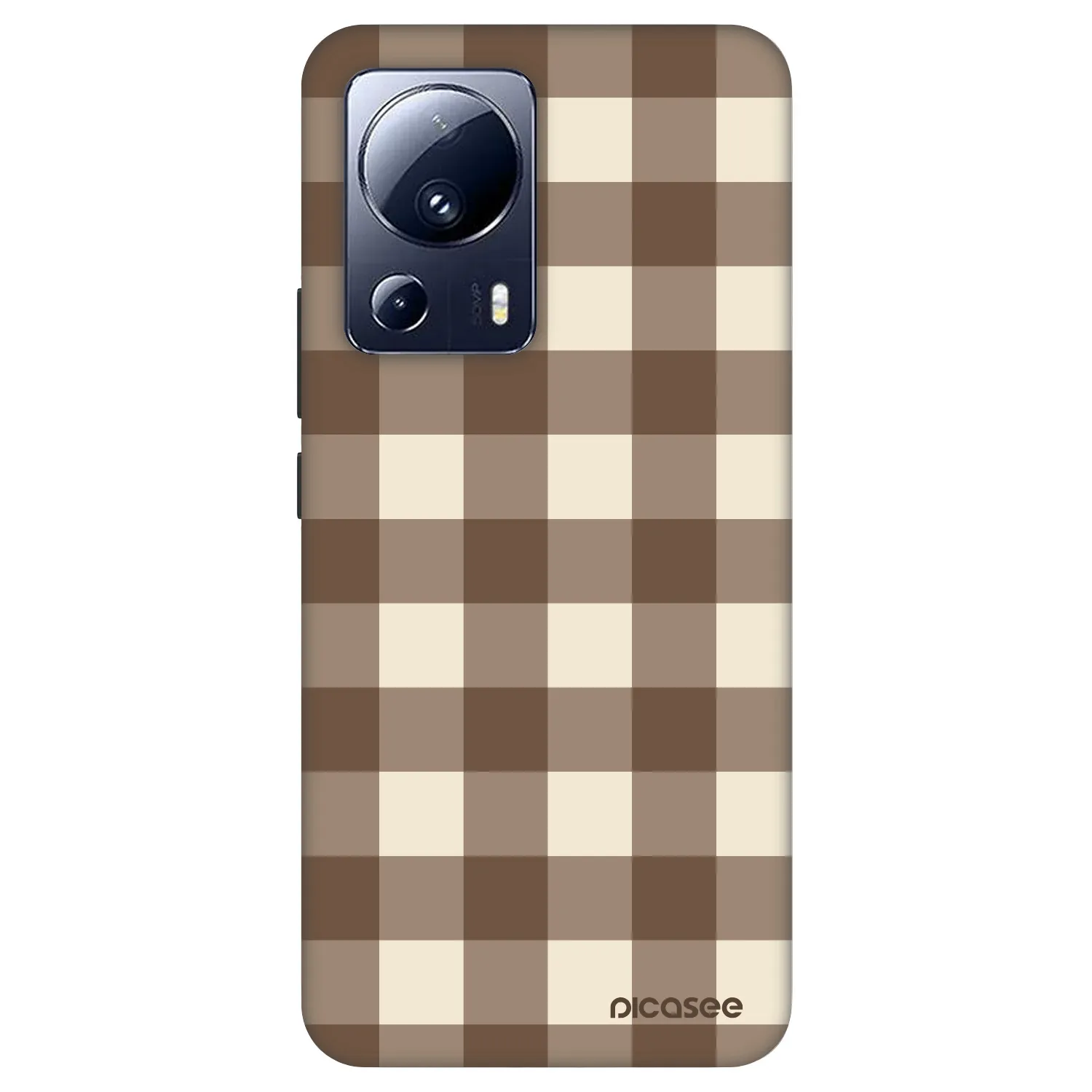 Picasee Fashion Case für Xiaomi 13 Lite - Brown grid