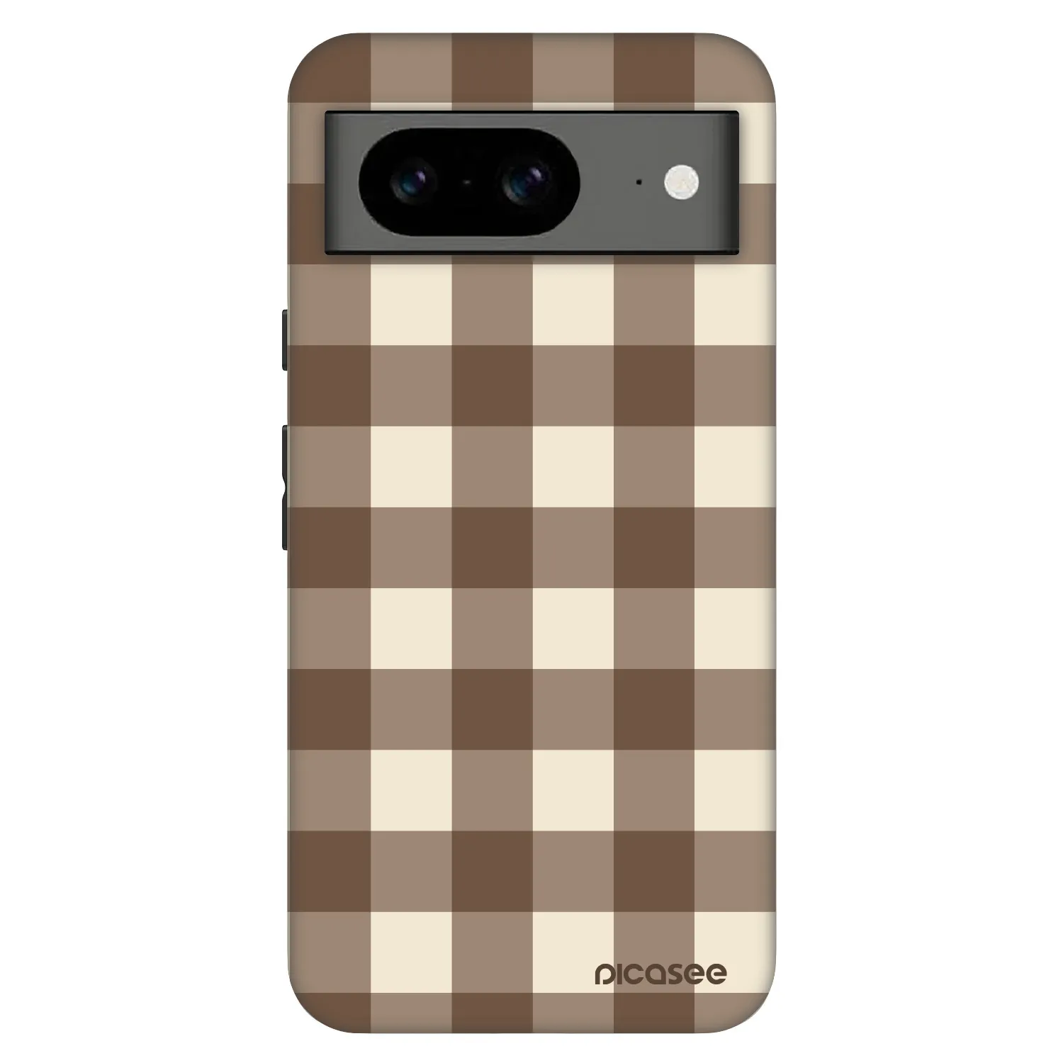 Picasee Fashion Case für Google Pixel 8 Pro - Brown grid