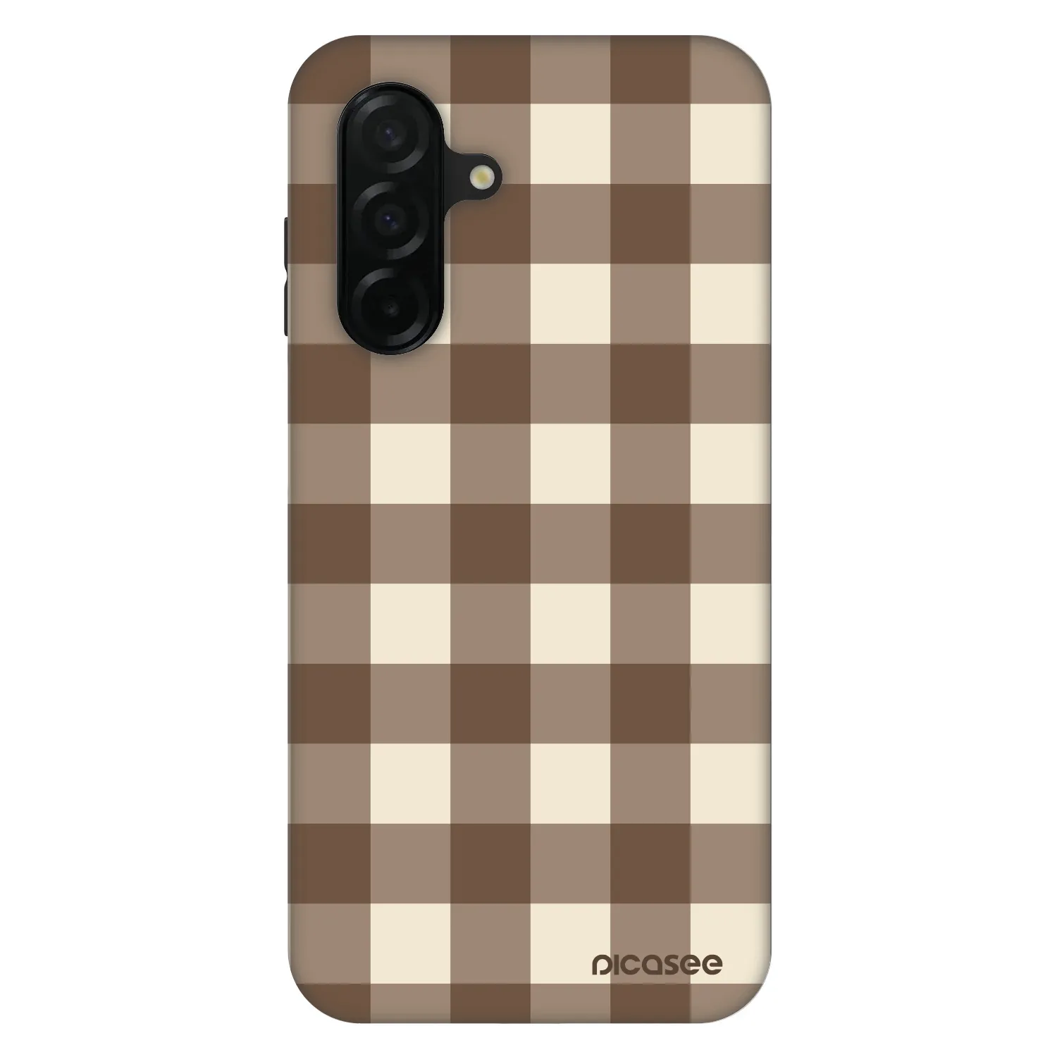 Picasee Fashion Case für Samsung Galaxy A26 5G A266B - Brown grid