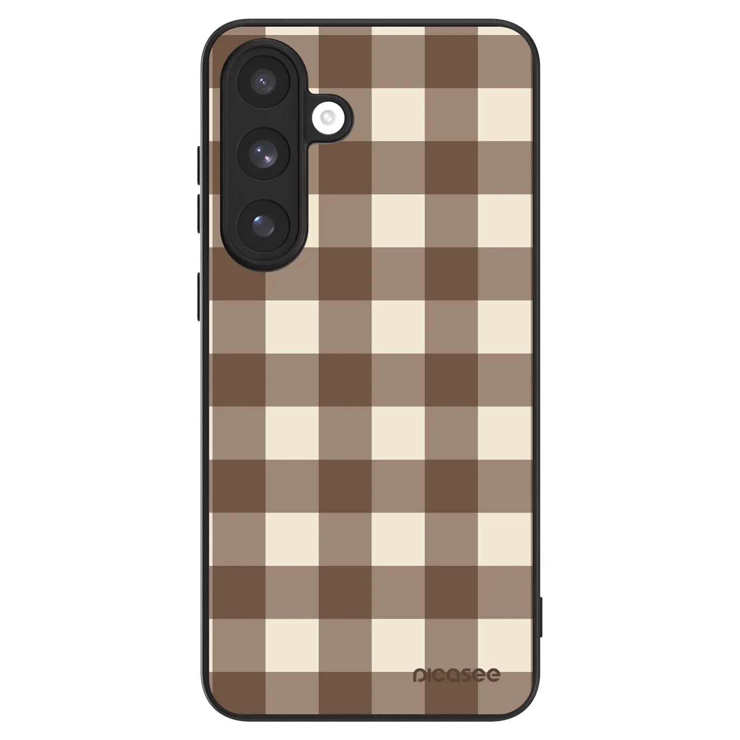 Picasee ULTIMATE CASE für Samsung Galaxy S25 FE 5G - Brown grid