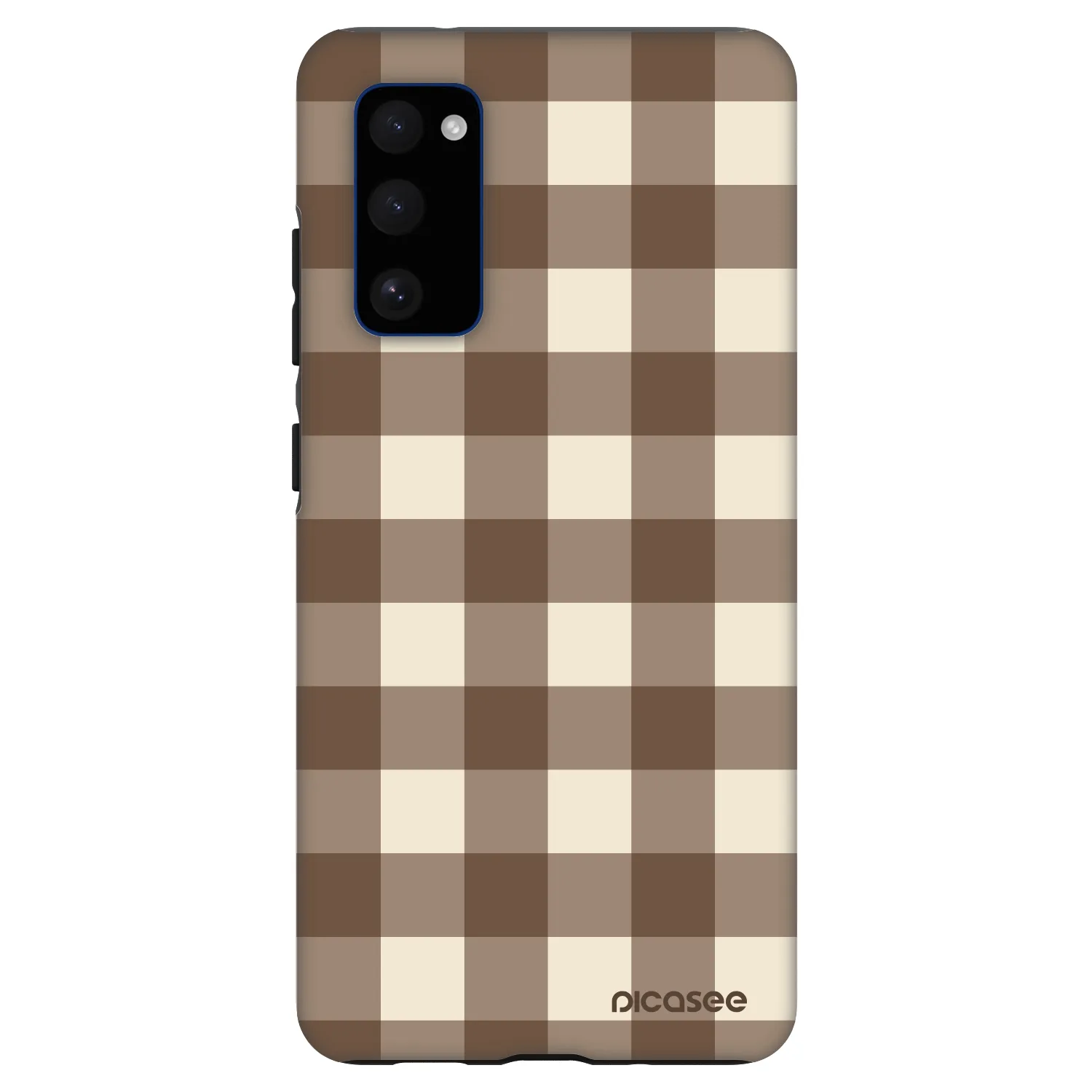 Picasee Fashion Case für Samsung Galaxy S20 FE - Brown grid