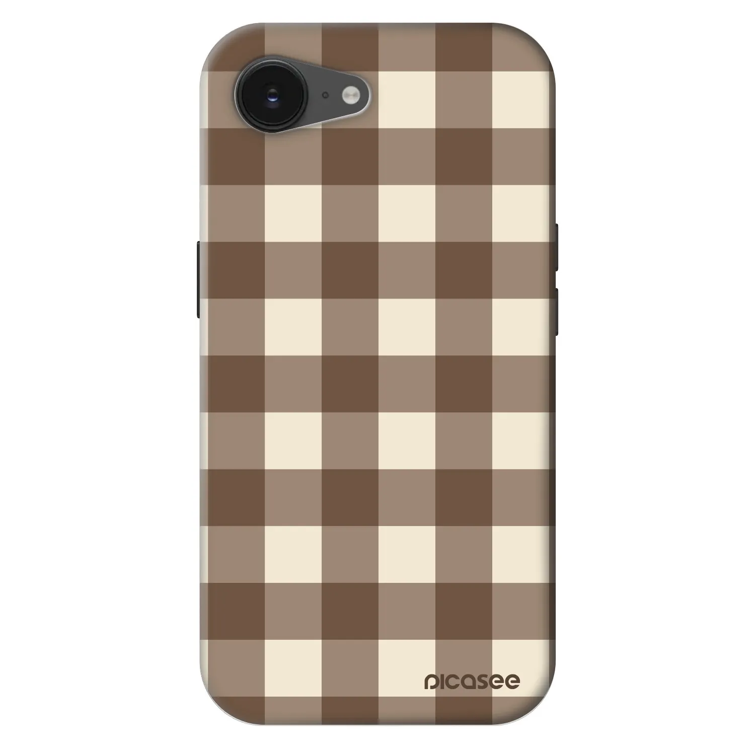 Picasee Fashion Case MagSafe für Apple iPhone 17e - Brown grid